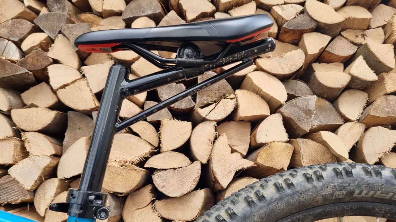 Fahrradsattelverlängerung, Fahrradsattel Sattel Verlängerung verschiebbar Farbe Schwarz