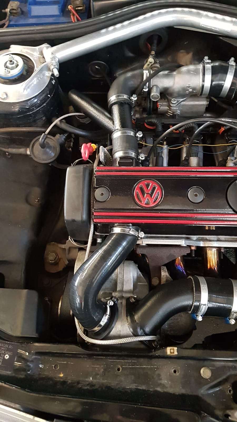 Air Intake Luftfilterkasten Ansaugung für Polo G40 oberhalb des Ladeluftkühler