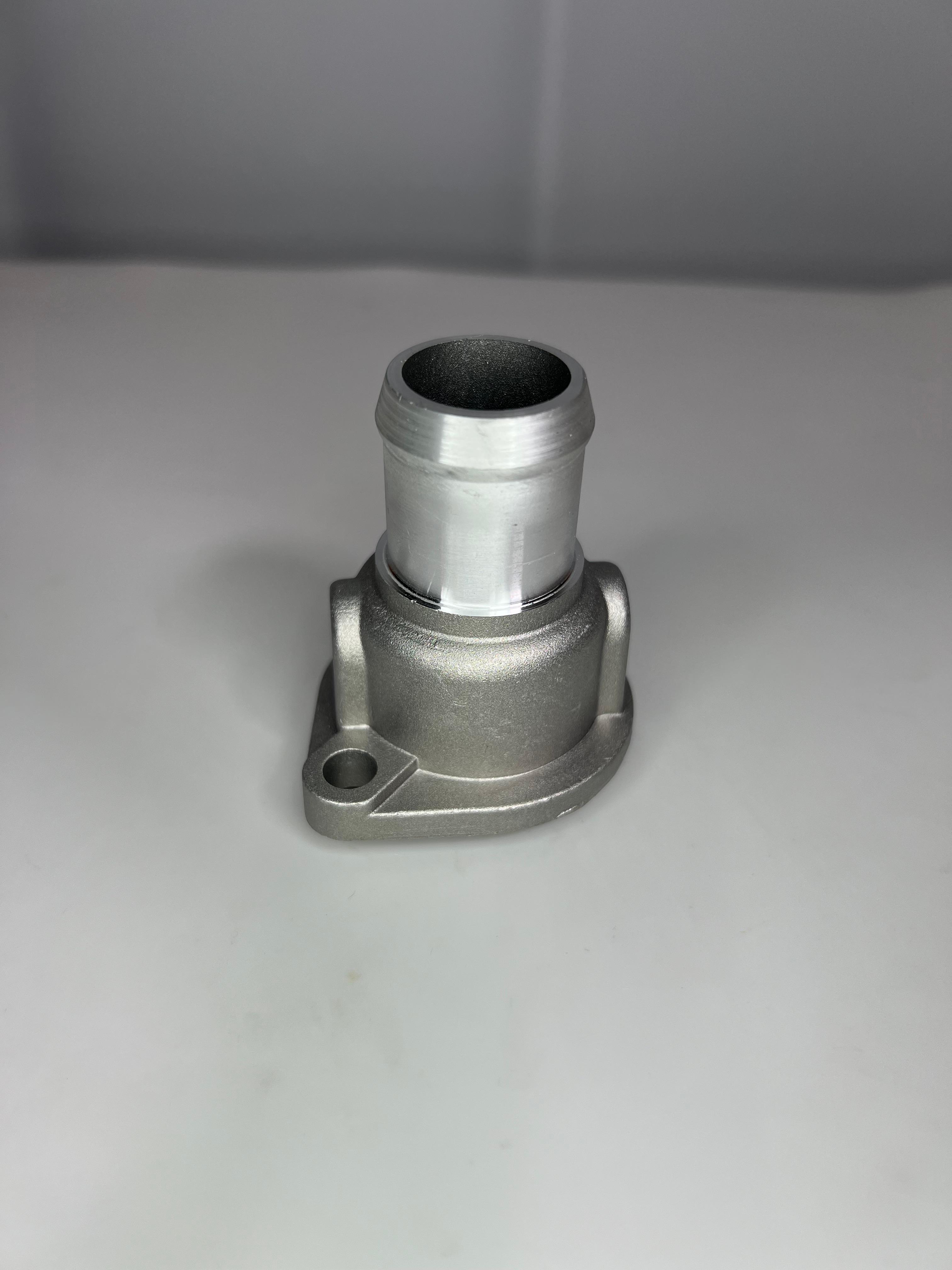 G60 Wasserflansch am Zylinderkopf links aus Aluminium Feinguss mit Dichtring