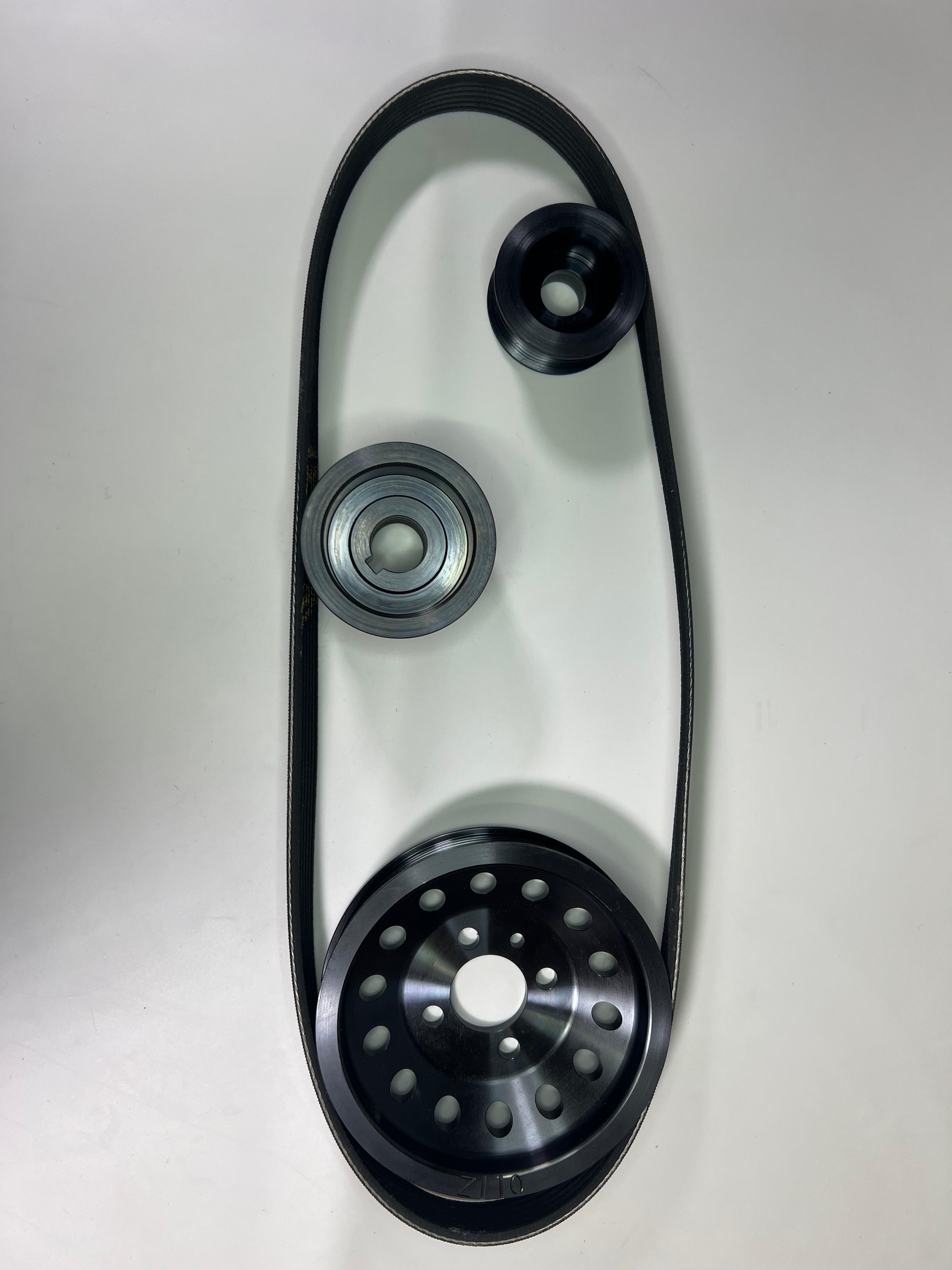 Riementrieb 6PK mit Chip und 65er Laderrad für Polo G40 Motoren