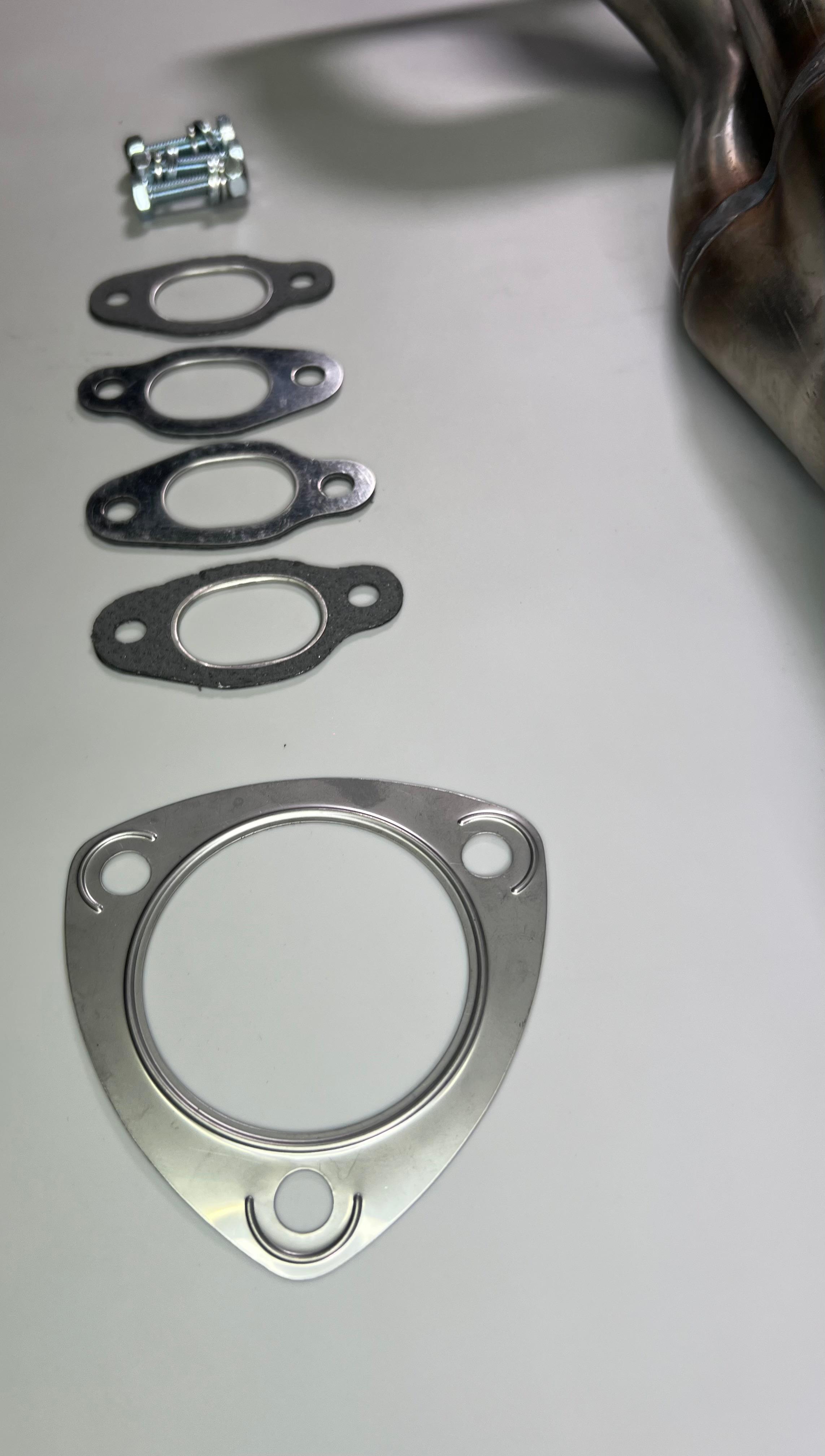 Fächerkrümmer von TeZet aus Edelstahl für VW G60 Golf und Corrado mit Teilegutachten für VW G60