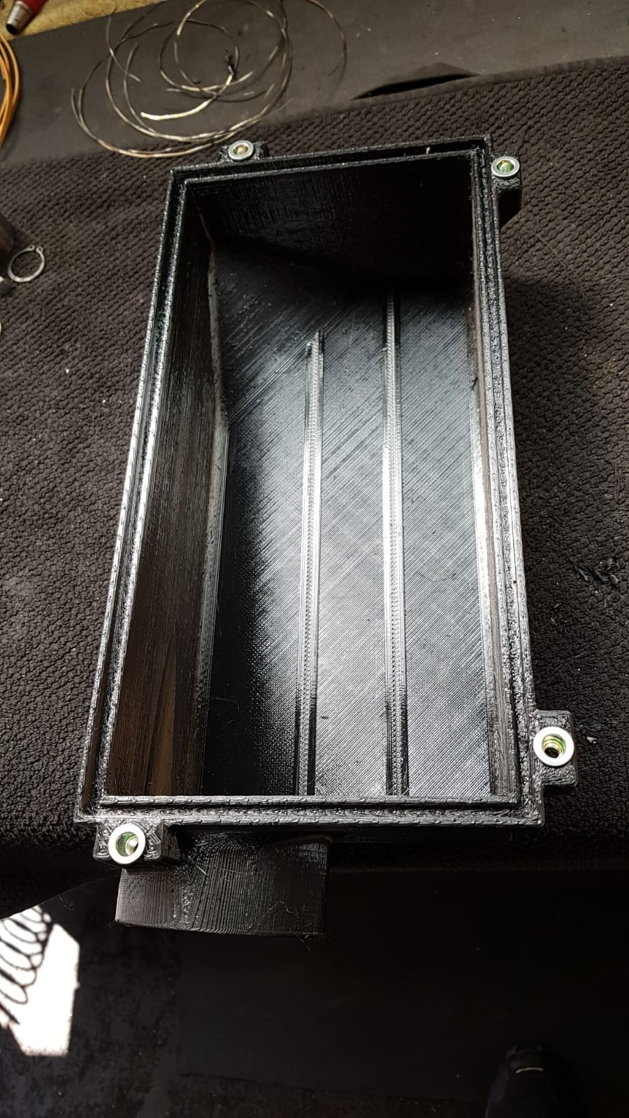 Luftfilterkasten Oberteil mit 70mm Anschluss und Unterteil für Golf I oder Scirocco mit G60 Motor