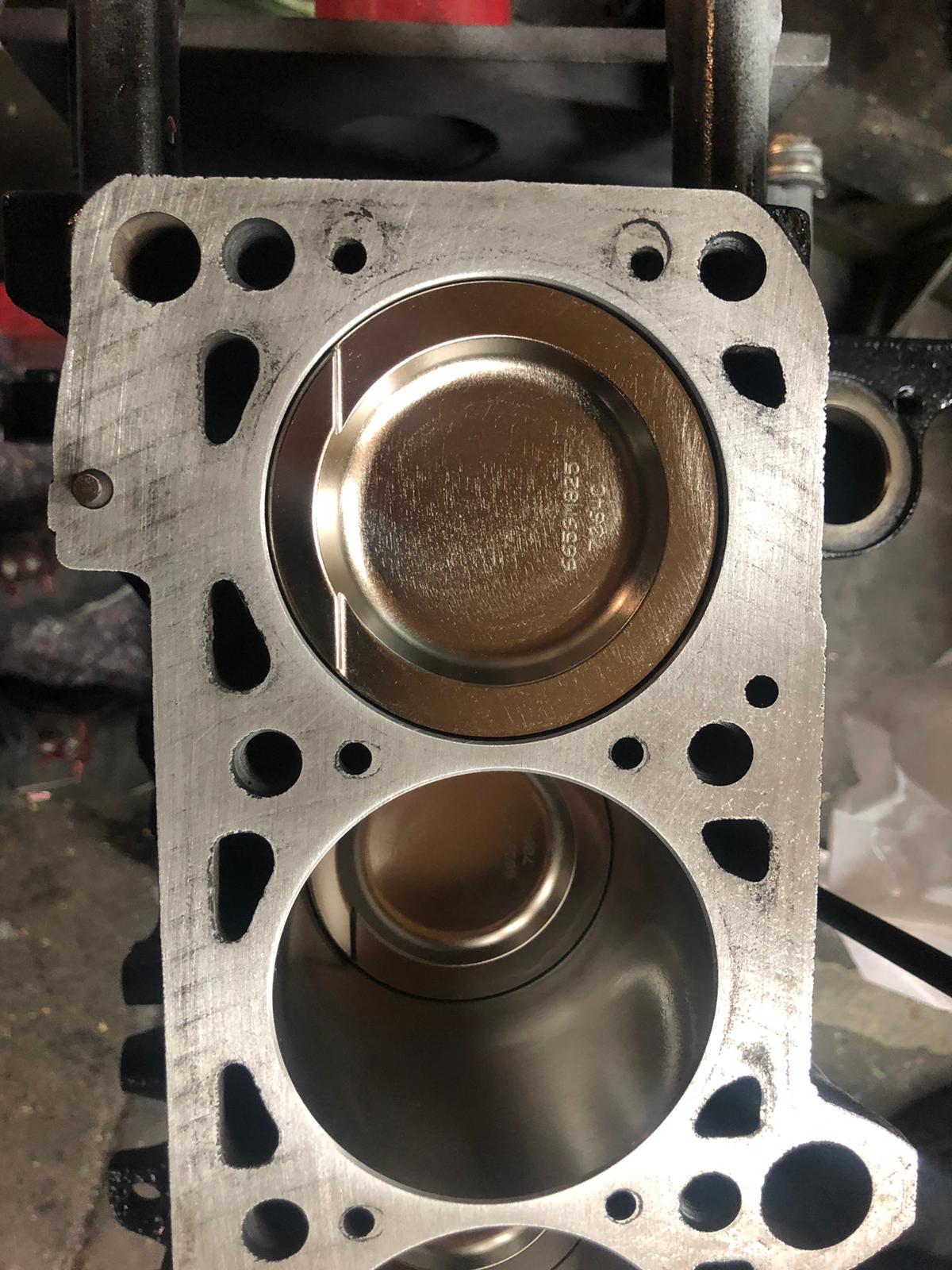 Motorblock 1,9 Liter  VW G60 mit Wiseco Kolben und K1 Pleuel