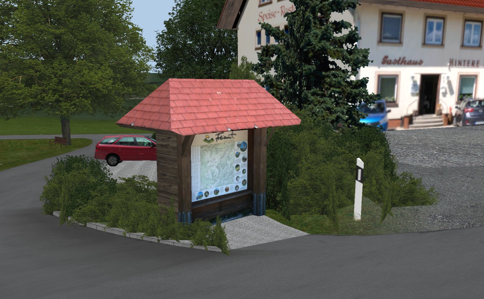 Rennstrecke Hintere Höfe Freiamt Rennsimulator eGaming Software für Assetto Corsa