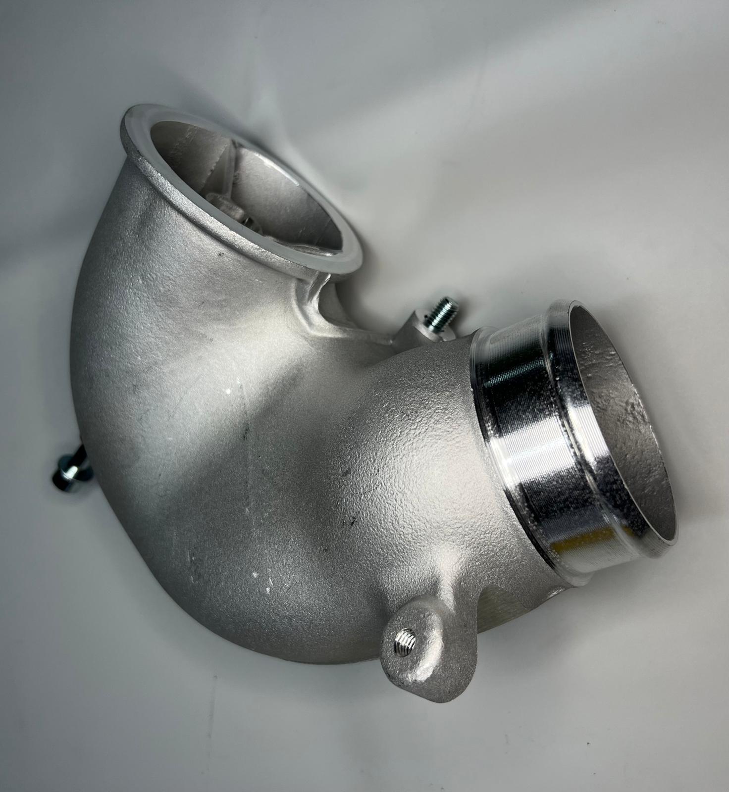 Auslassbogen 165° für G60 G-Lader mit großem Ladeluftkühler