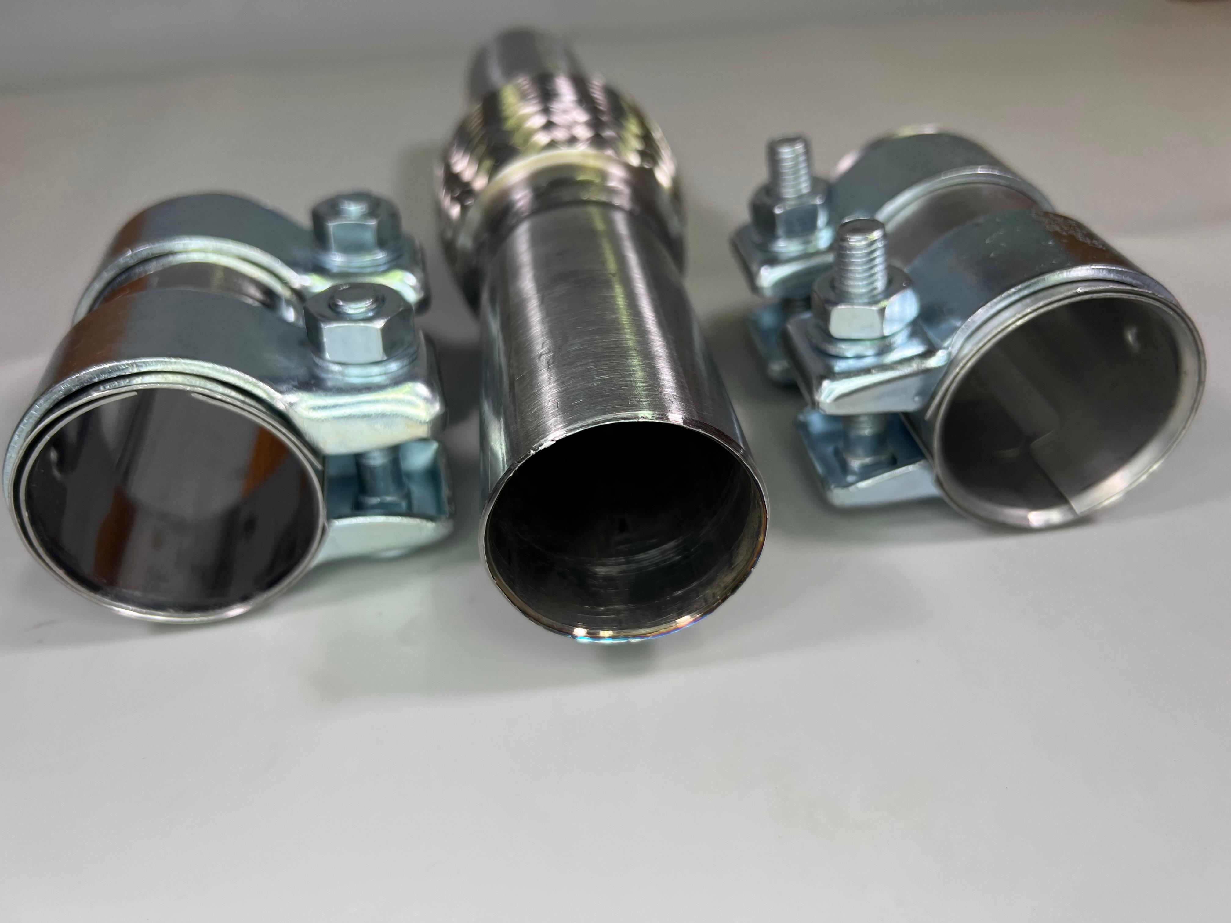 Flexrohr mit zwei Doppelschellen für den Polo G40 original Auspuff