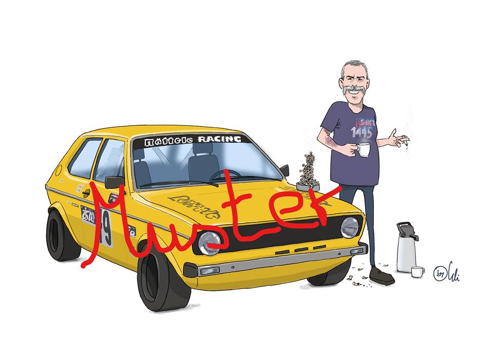 Karikatur von euch und euerm Auto