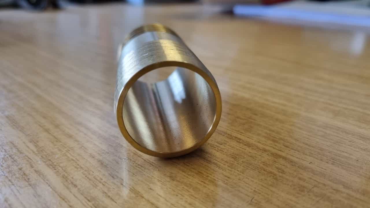 Wasserschlauch Verbindungsstück Schlauch Verbinder 32mm aus Metall Pressmessing