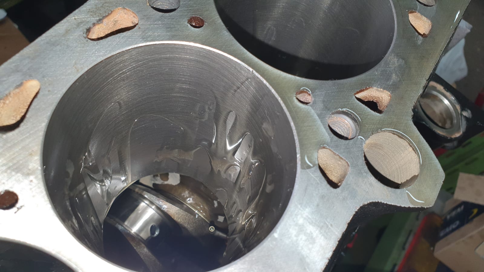 Motorblock 1,8 Liter VW G60 PG  mit Wiseco Kolben  K1 Pleuel neu aufgebaut