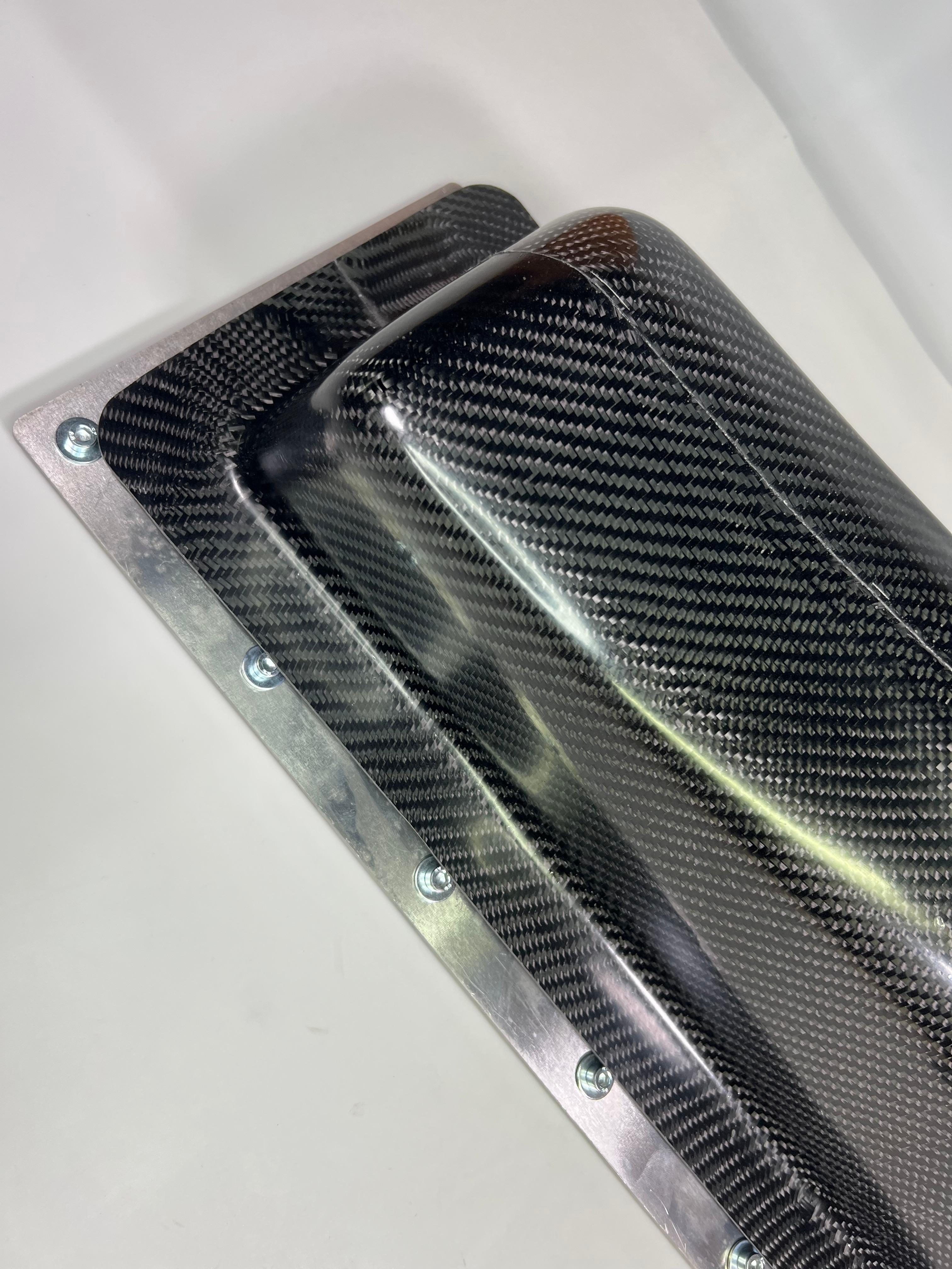 Carbon Airbox Luftsammler klein für unsere Polo und Golf mit Einzeldrosselanlage oder Doppelvergaser
