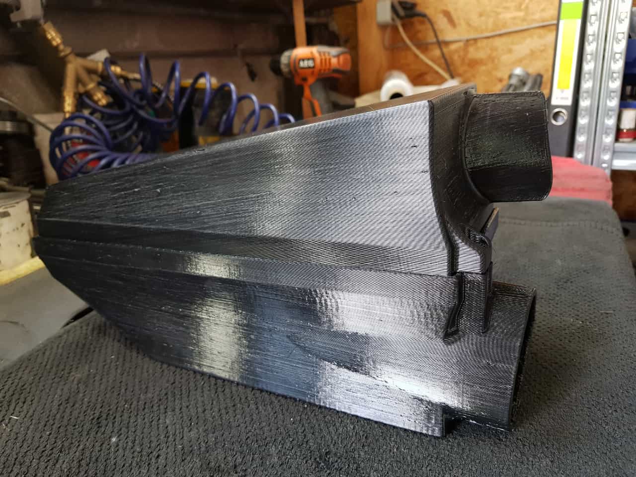 Luftfilterkasten Oberteil mit 70mm Anschluss und Unterteil für Golf I oder Scirocco mit G60 Motor