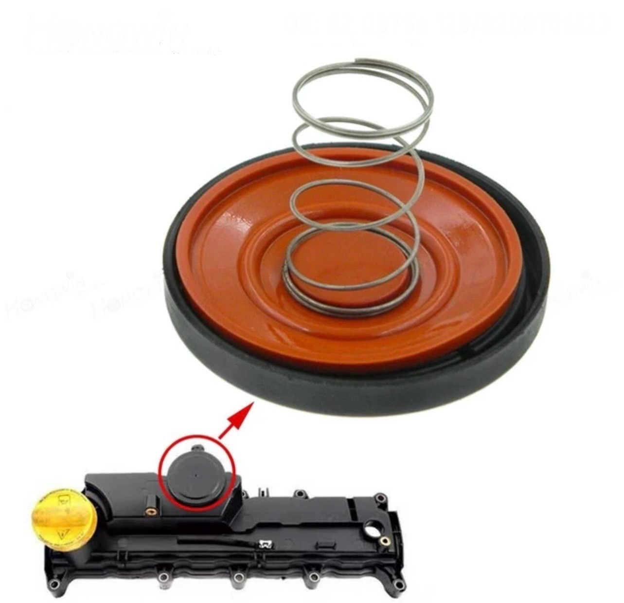 Ventil Abdeckung Reparatur Kit Ventil Kappe Mit Membran Für 1,5 DCI Nissan Kubistar Qashqai Renault
