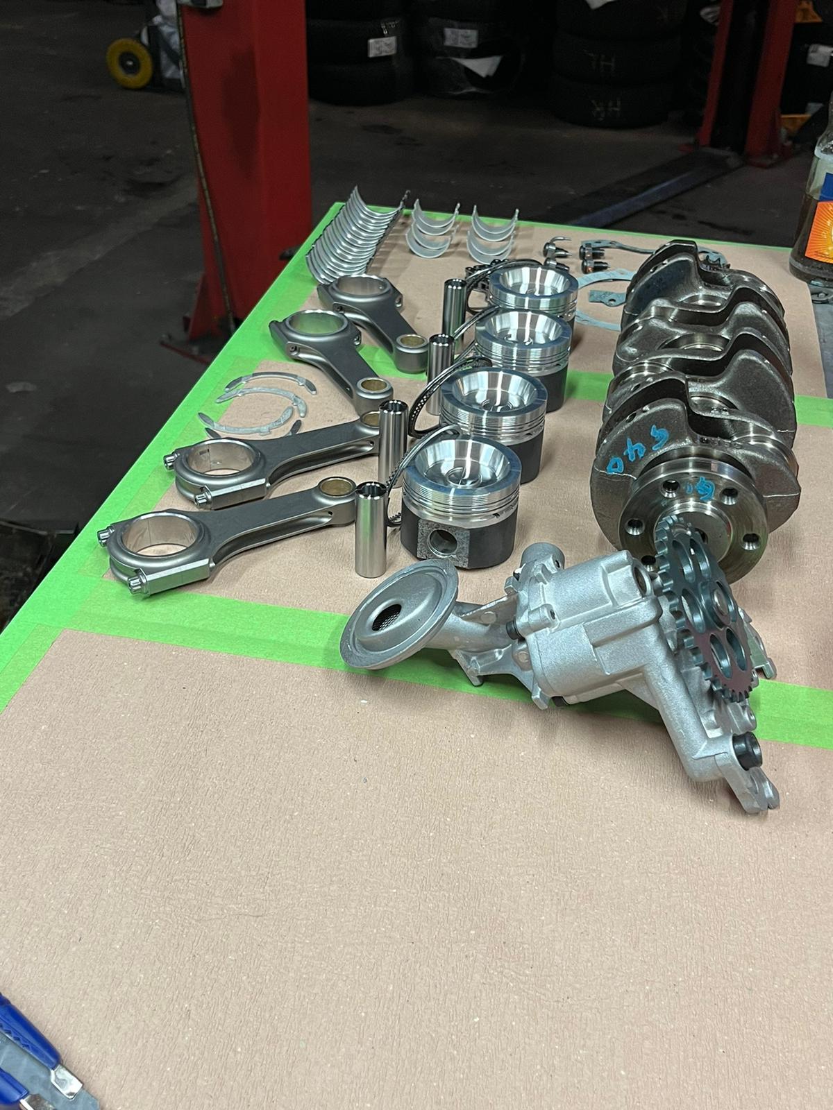 Motorblock für Polo G40 1340ccm mit Wiseco Kolben,K1 Pleuel