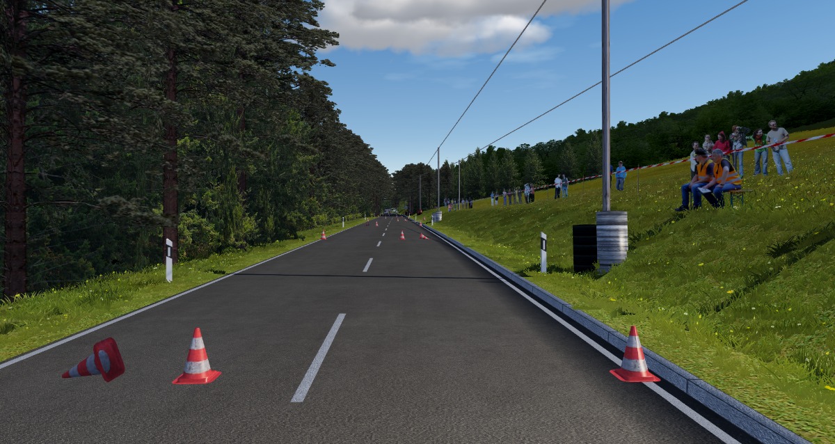 Rennstrecke Hintere Höfe Freiamt Rennsimulator eGaming Software für Assetto Corsa