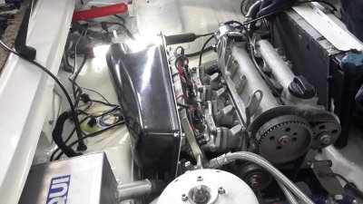 Carbon Airbox Luftsammler klein für unsere Polo und Golf mit Einzeldrosselanlage oder Doppelvergaser