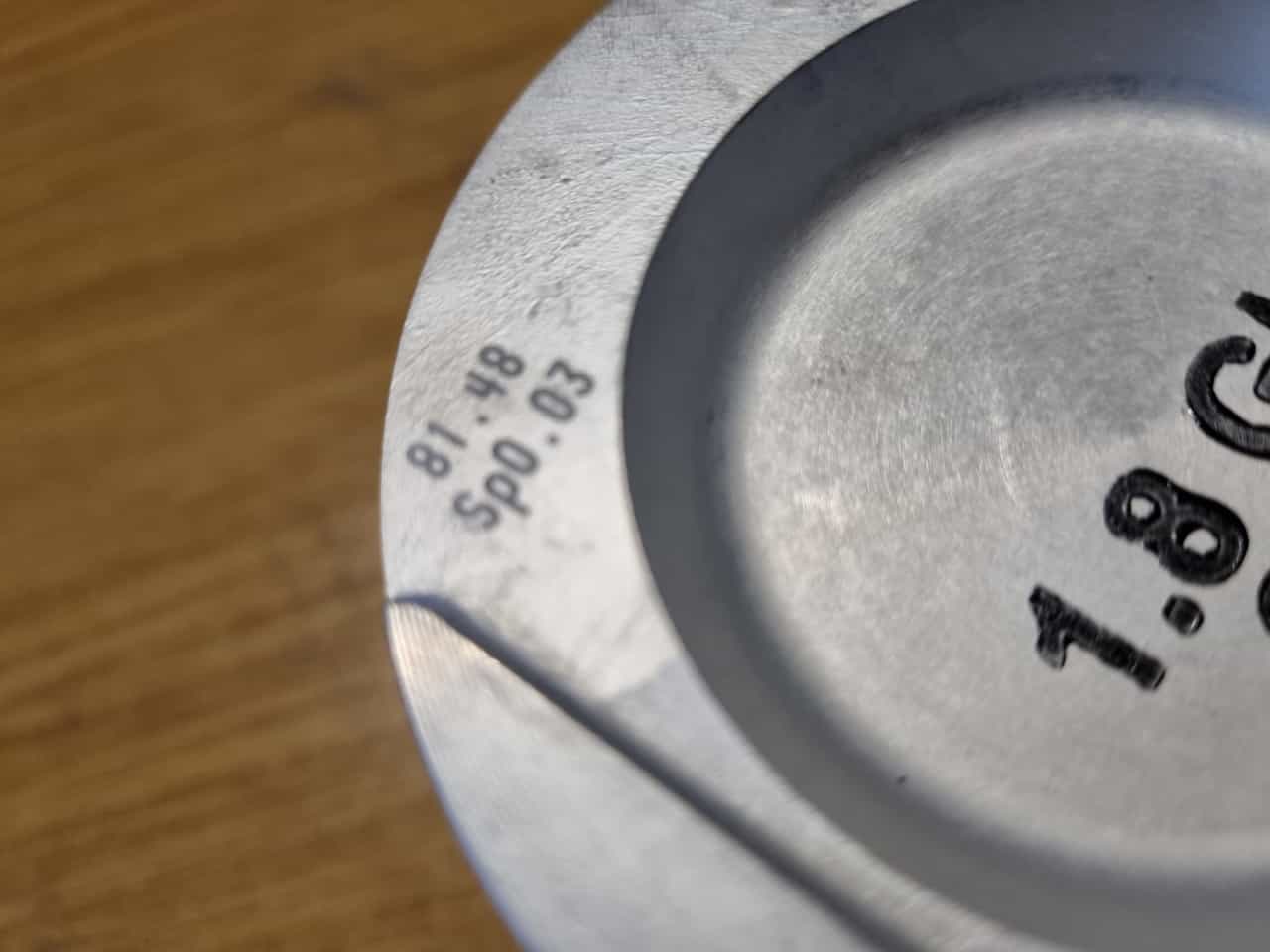 Kolben von Mahle für die G60 Motoren PG Zylinderbohrung mm: 81,51 mm