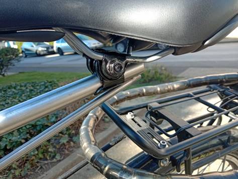 Fahrradsattelverlängerung, Fahrradsattel Sattel Verlängerung verschiebbar Farbe Silber