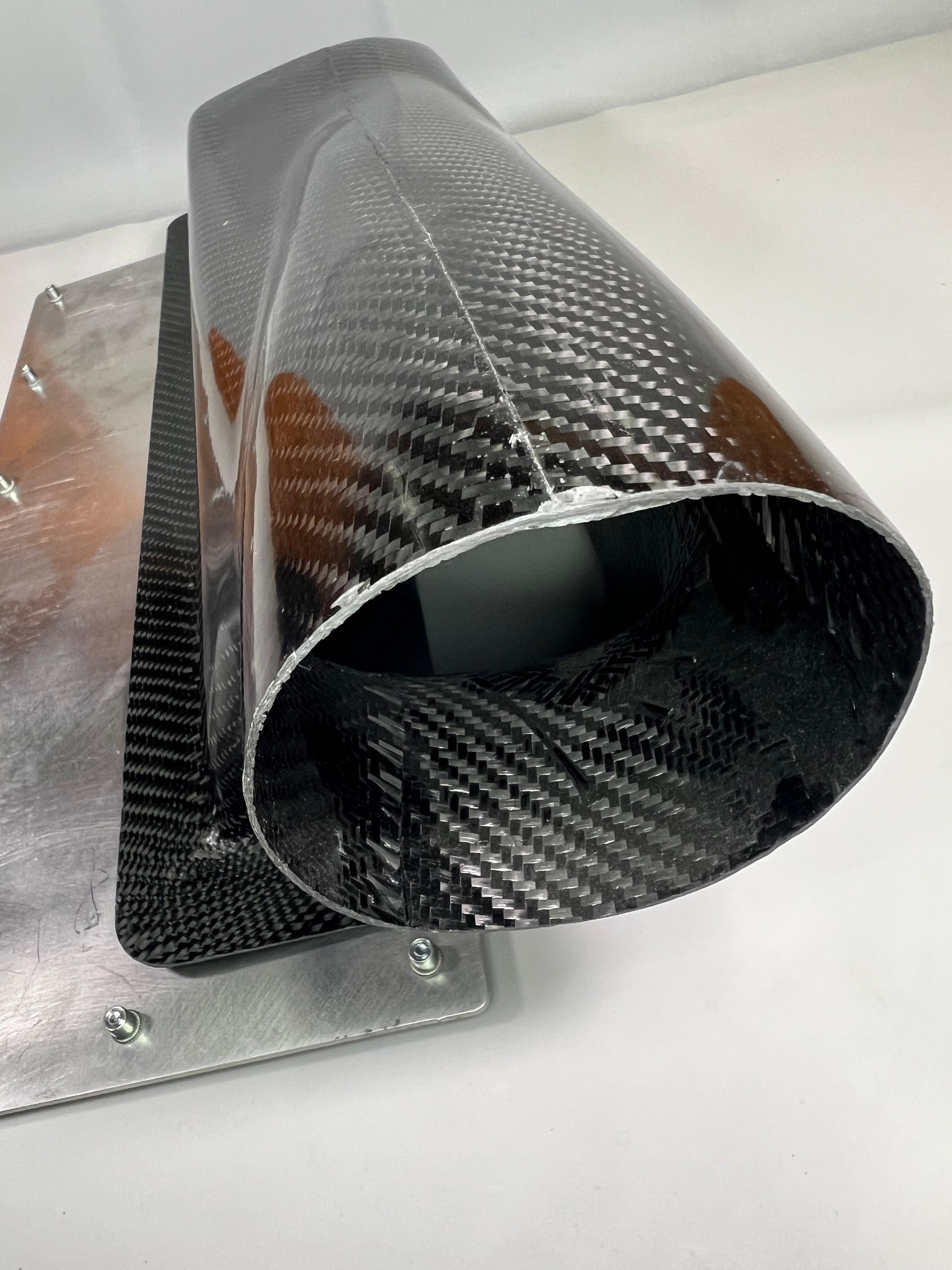 Carbon Airbox Luftsammler klein für unsere Polo und Golf mit Einzeldrosselanlage oder Doppelvergaser