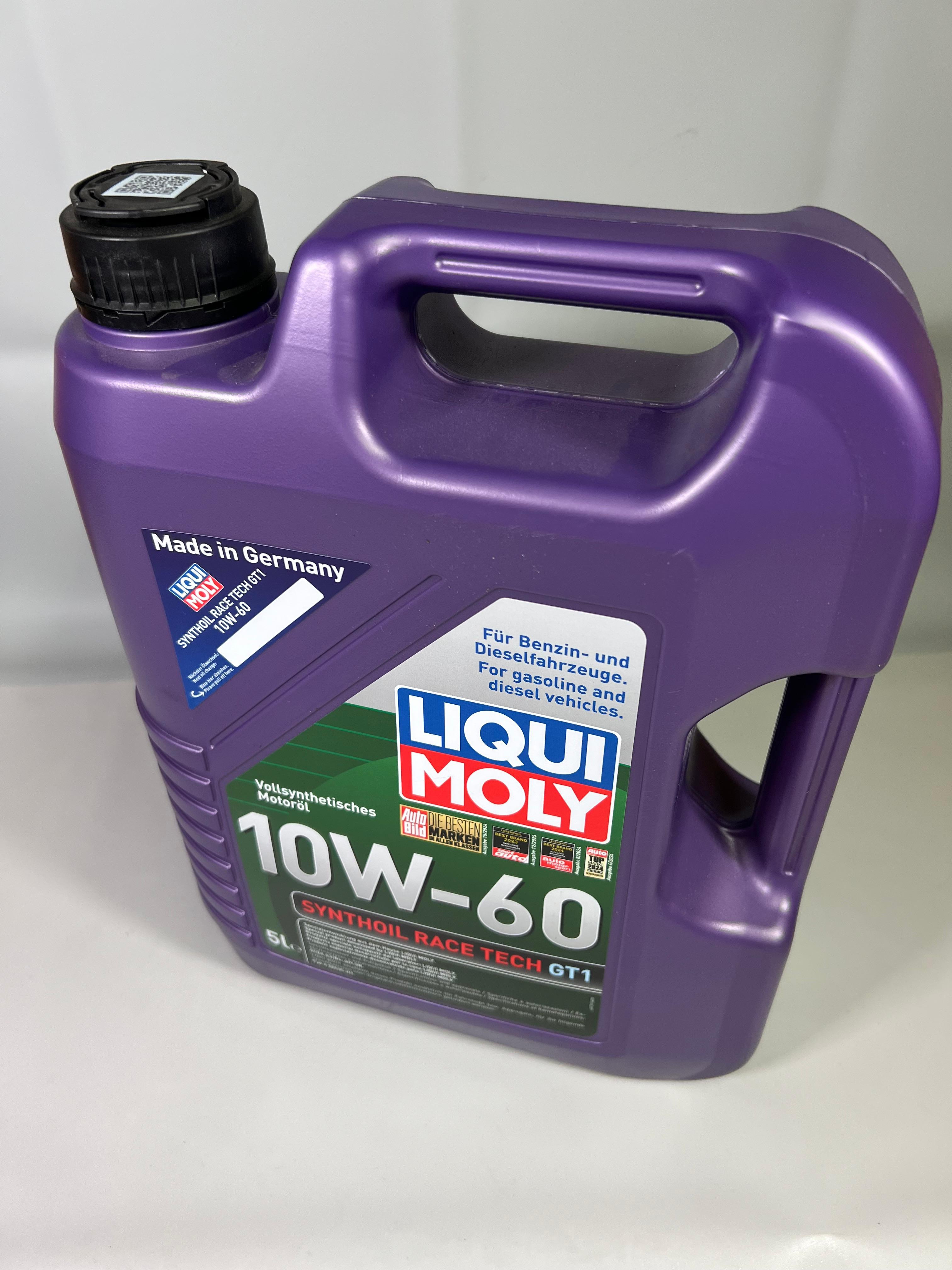 Motorenöl für G40 und G60 Motoren 10W 60 Liqui Moly Racing öl 5 Liter