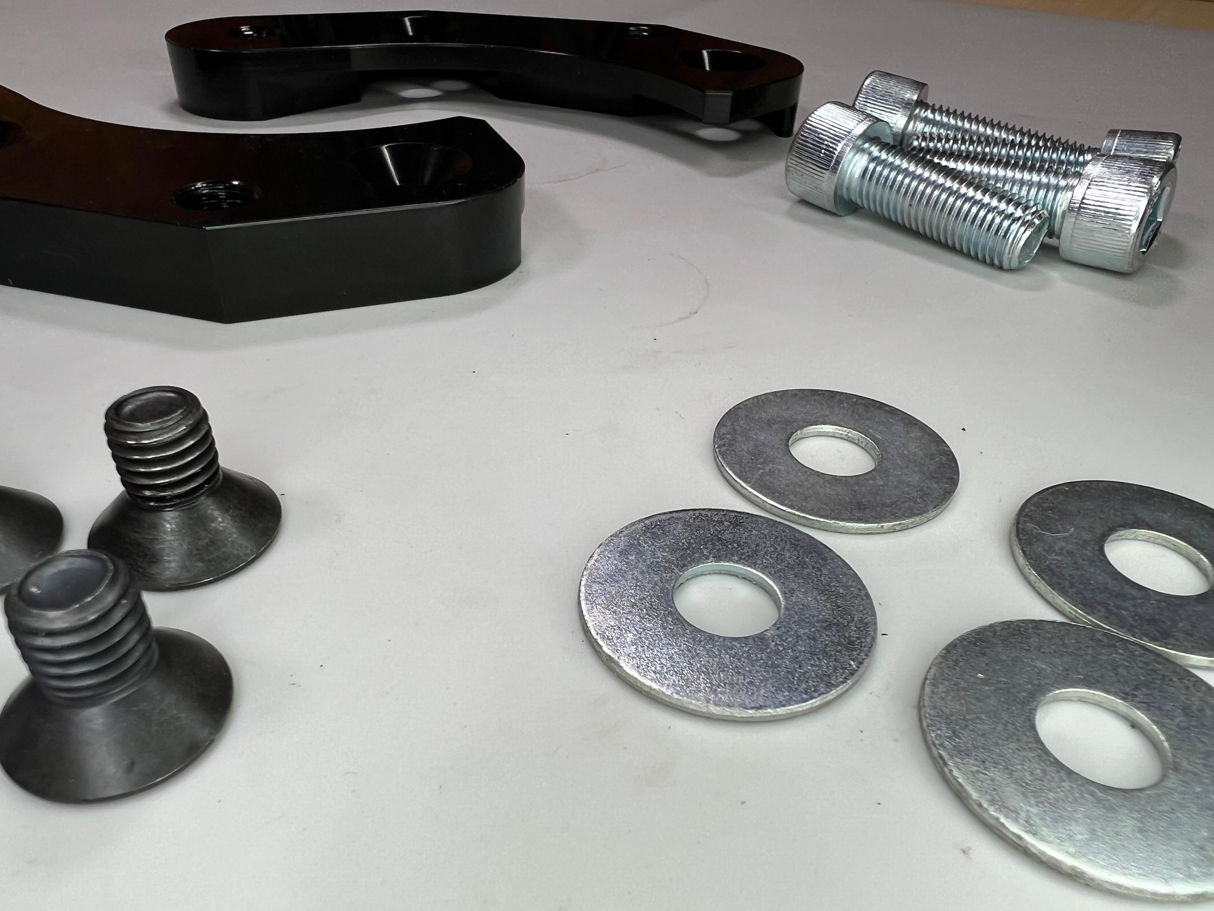 Bremssatteladapter für alle Golf 1 Caddy und Polo I bis III mit G60 oder 16V Bremssättel