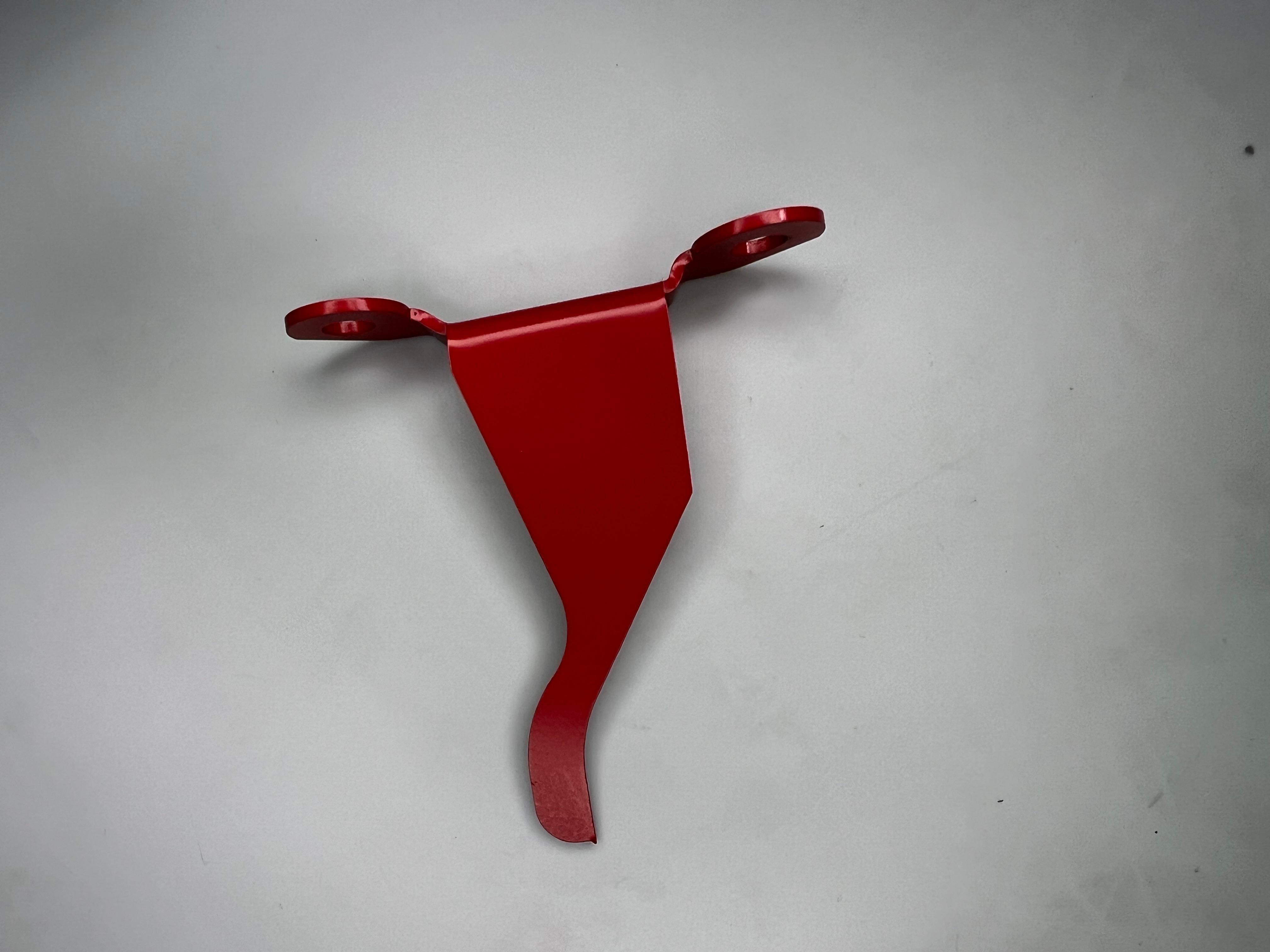 Markierungsblech Kurbelwellenrad O.T. Markierung Polo G40 PY in der Farbe Rot