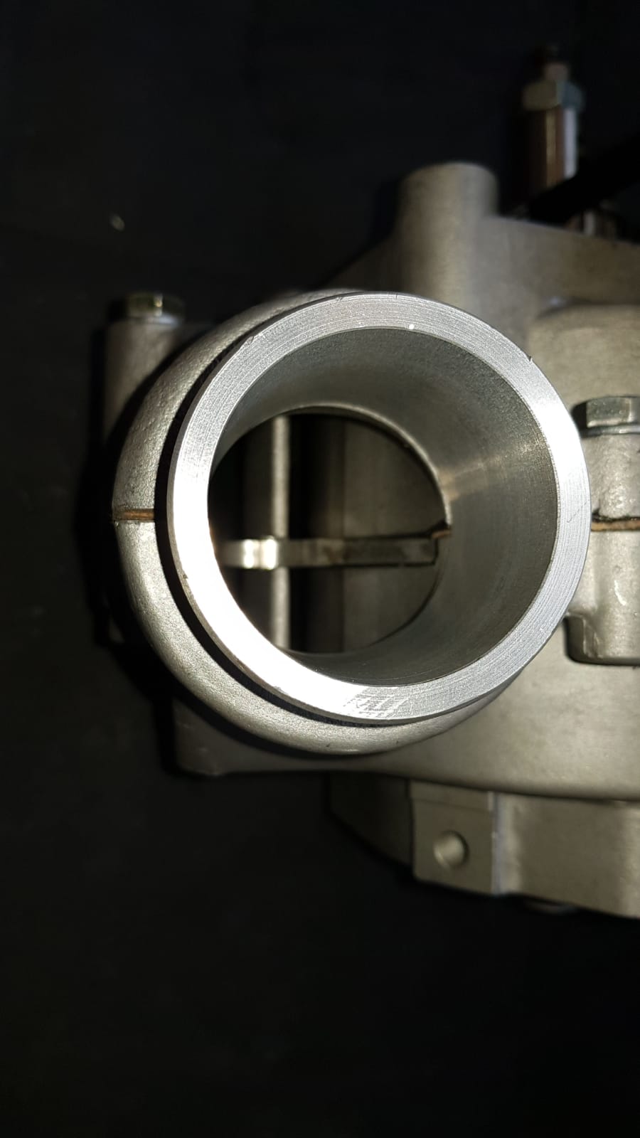 Ansaugstutzen aus Aluminium für Polo G40 Ansaugschlauch vom Luftfilterkasten zum G-Lader Generation