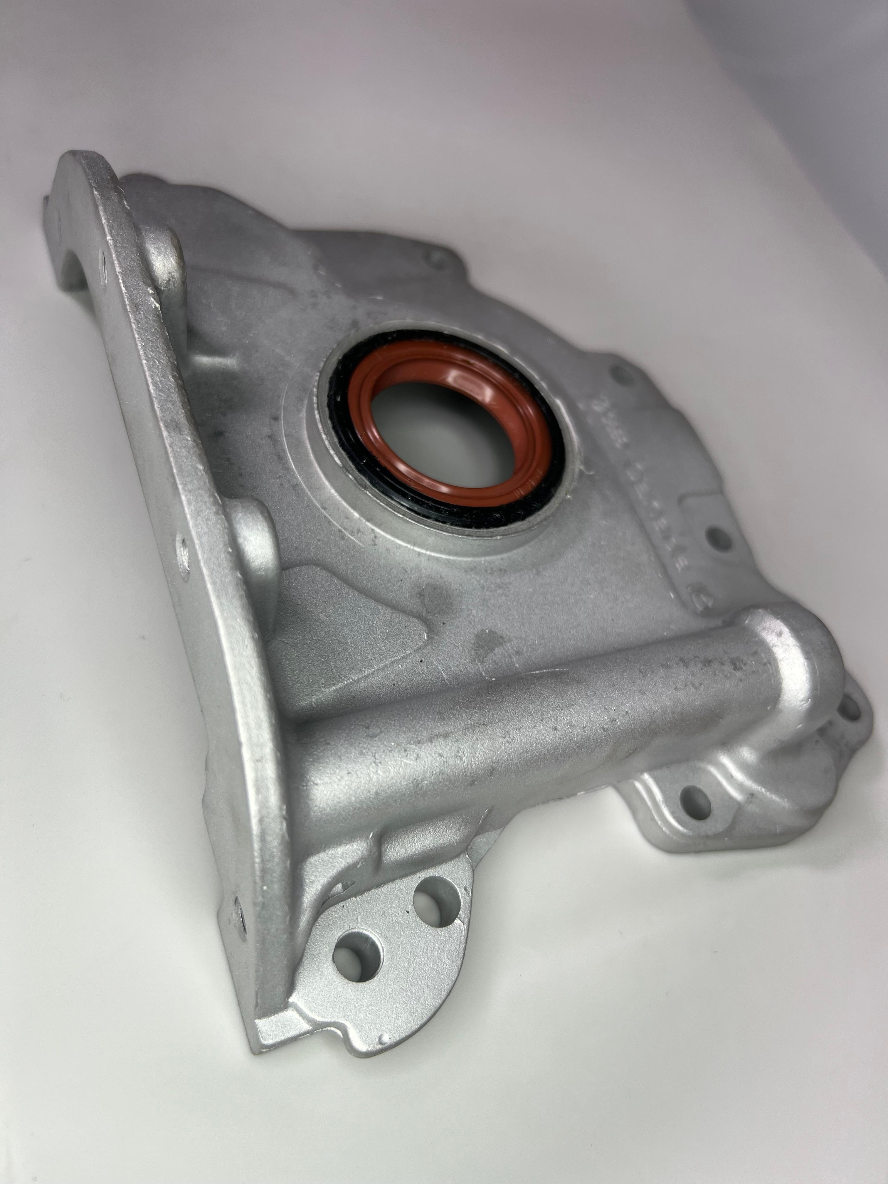 Ölpumpen Deckel Dichtflansch vorne Polo über der Ölpumpe von Baujahr 88 bis 94 original Teilenummer