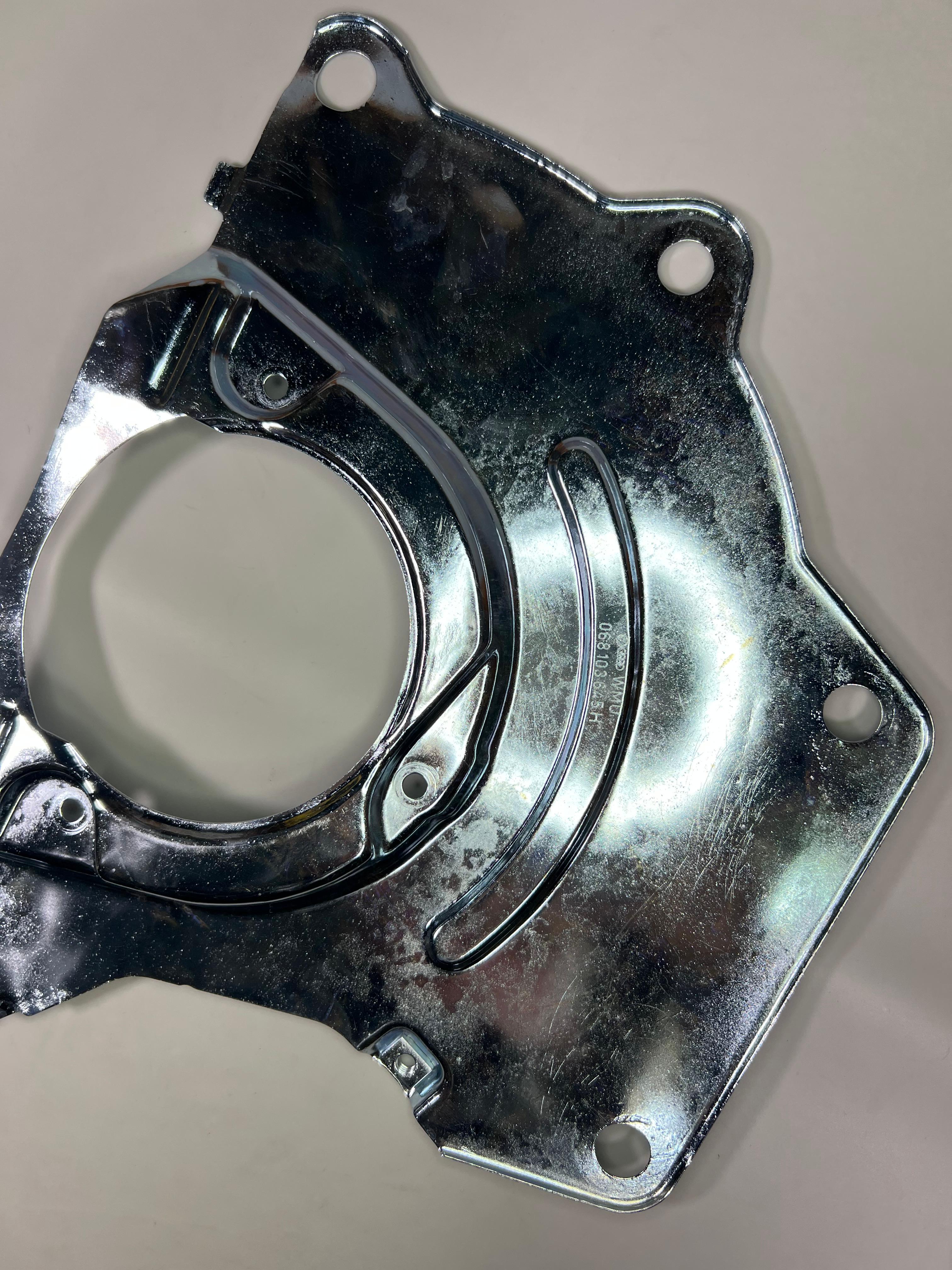 Blech zwischen Motor und Getriebe gebrauchtteil für VW G60 PG 1H aber neu verzinkt