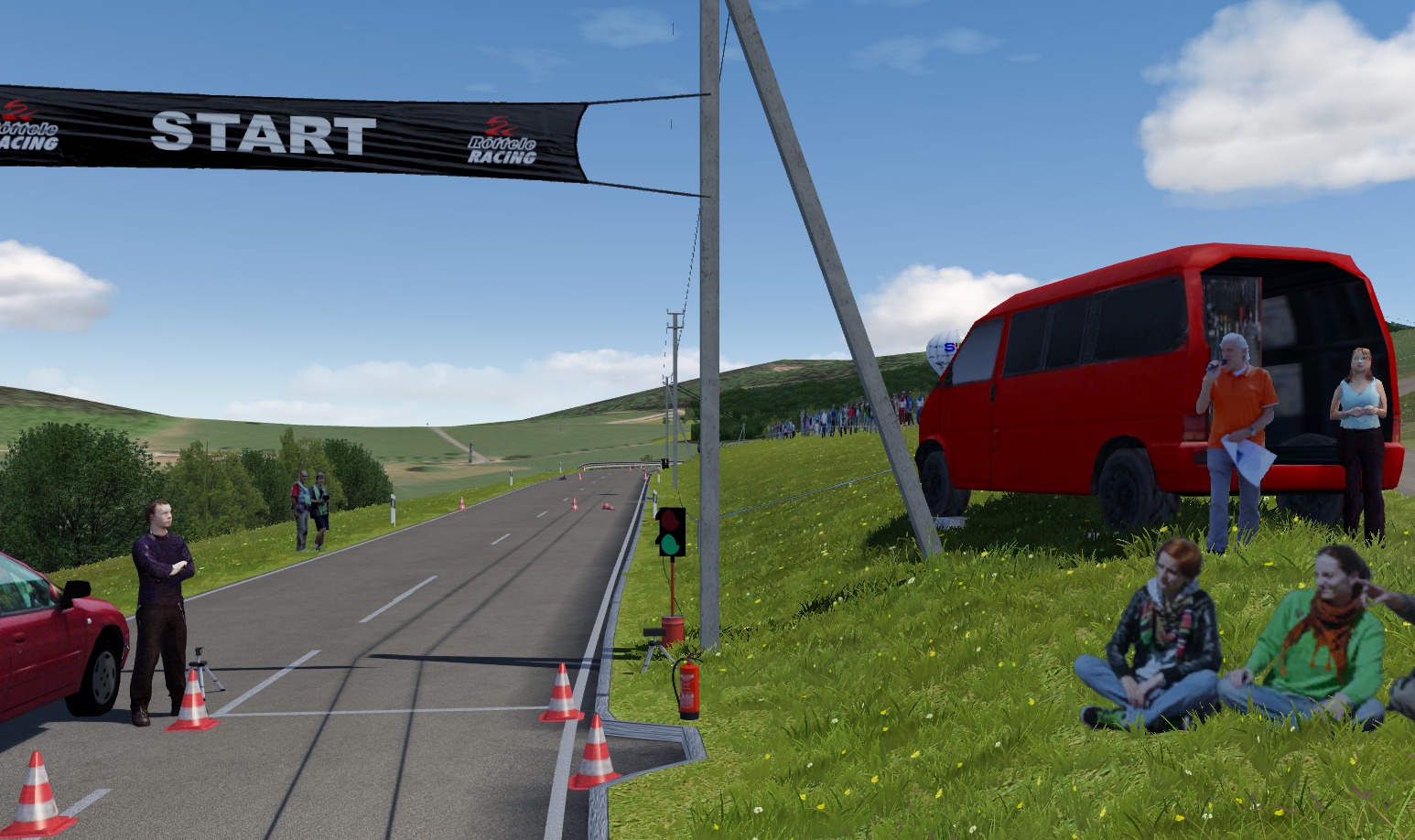 Rennstrecke Hintere Höfe Freiamt Rennsimulator eGaming Software für Assetto Corsa