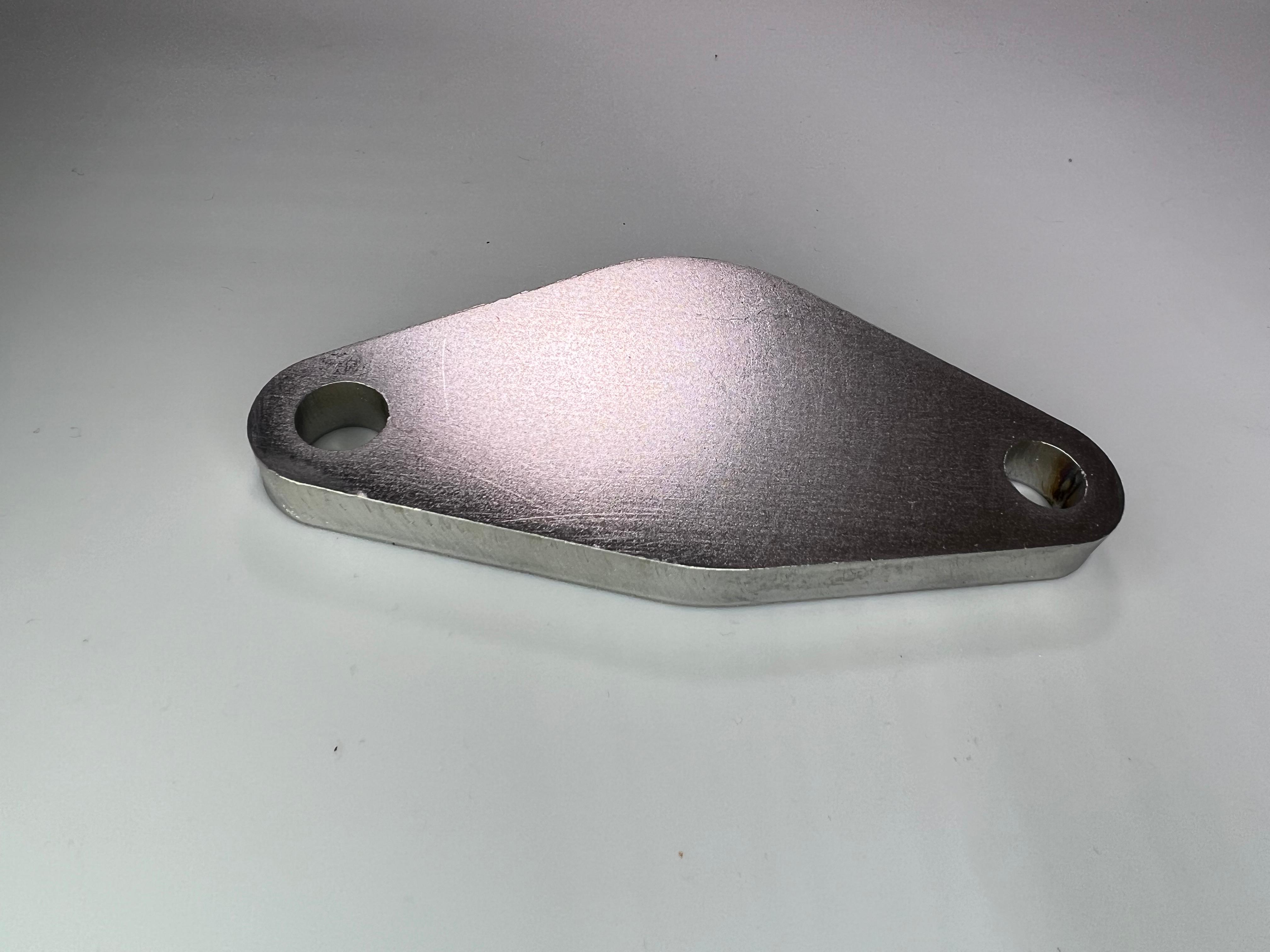Edelstahl Abdeckplatte für die mechanische Kraftstoffpumpe Polo 2 und 3 mit Hydrostößel Zylinderkopf