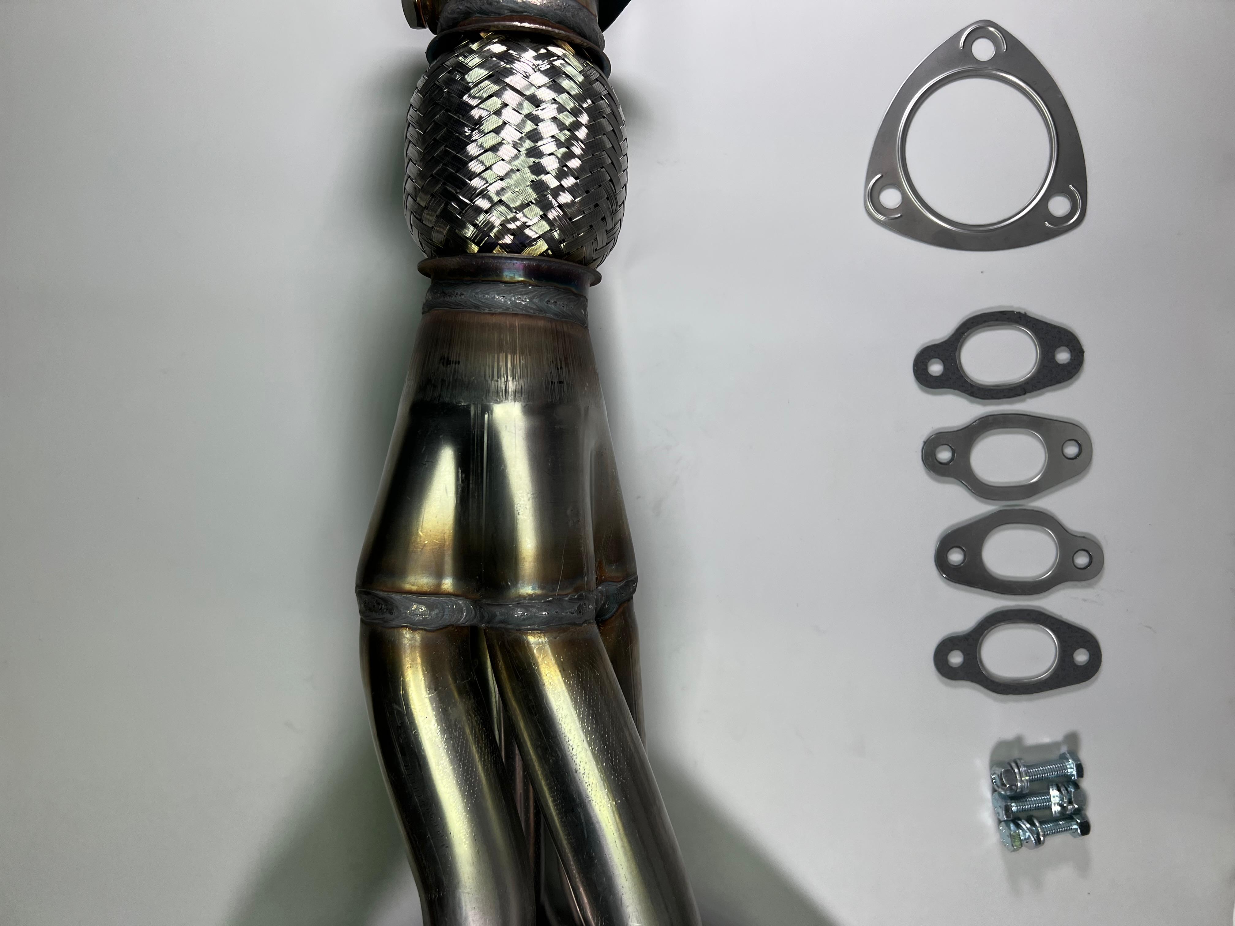 Fächerkrümmer von TeZet aus Edelstahl für VW G60 Golf und Corrado mit Teilegutachten für VW G60