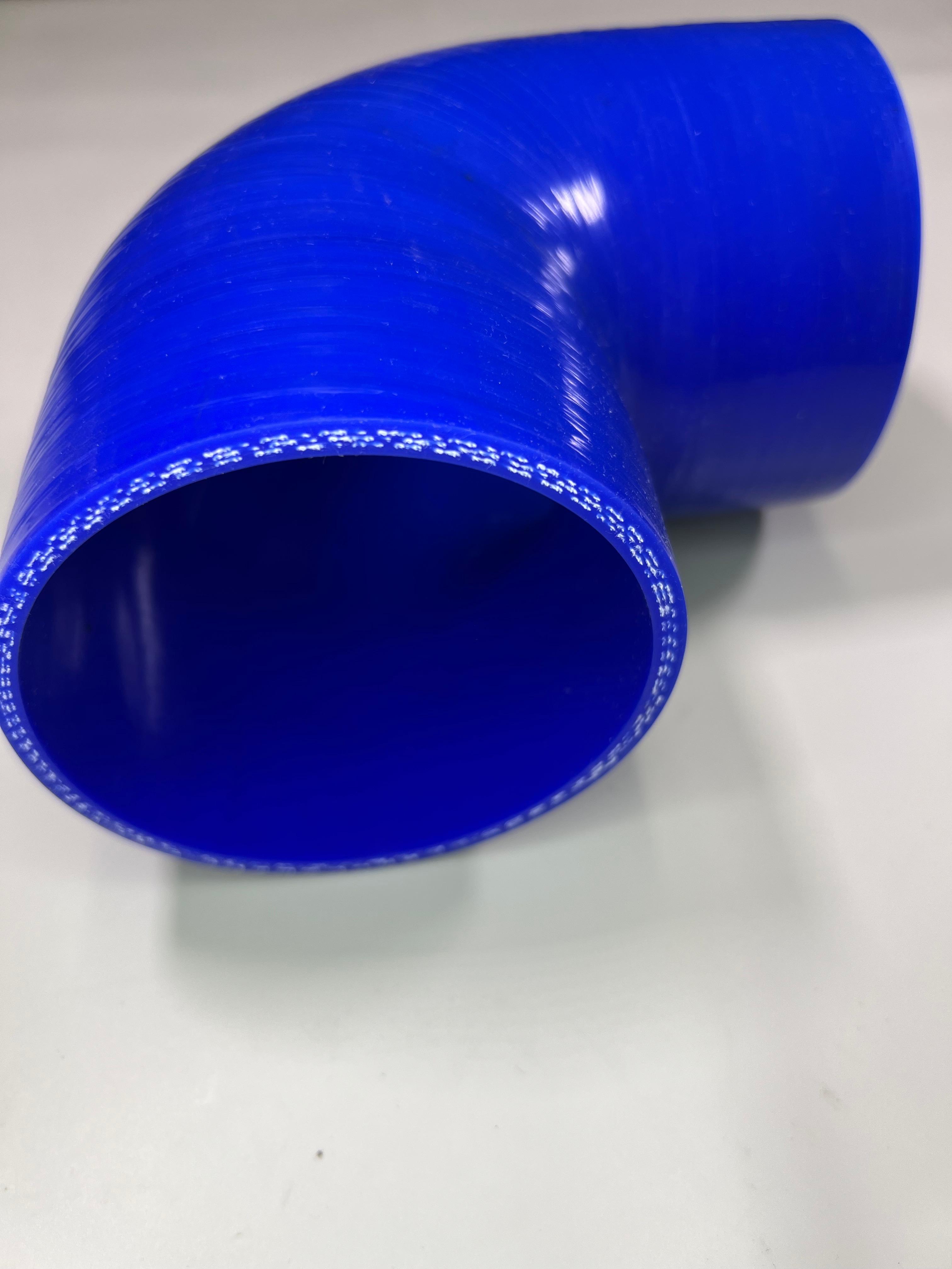 Ladedruckschlauch 90° aus Silikon 96 mm innen und 105mm außen