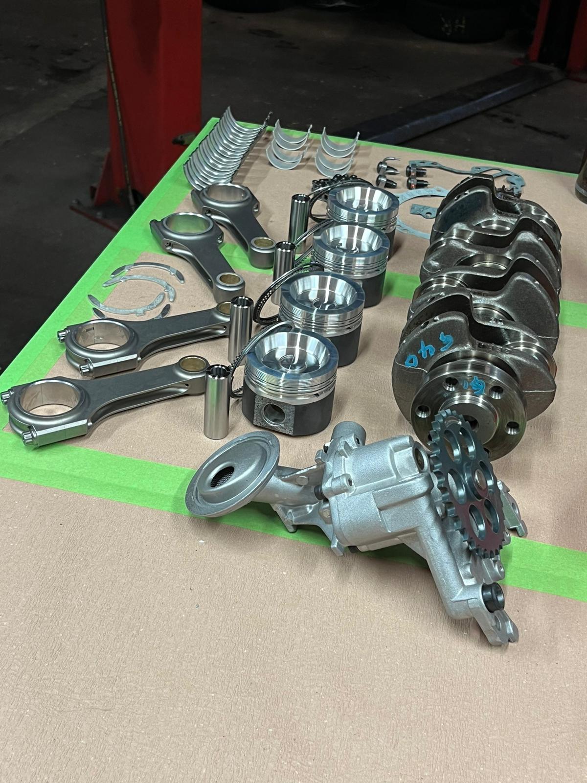 Motorblock für Polo G40 mit 1470ccm3 Wiseco Kolben , K1 Pleuel