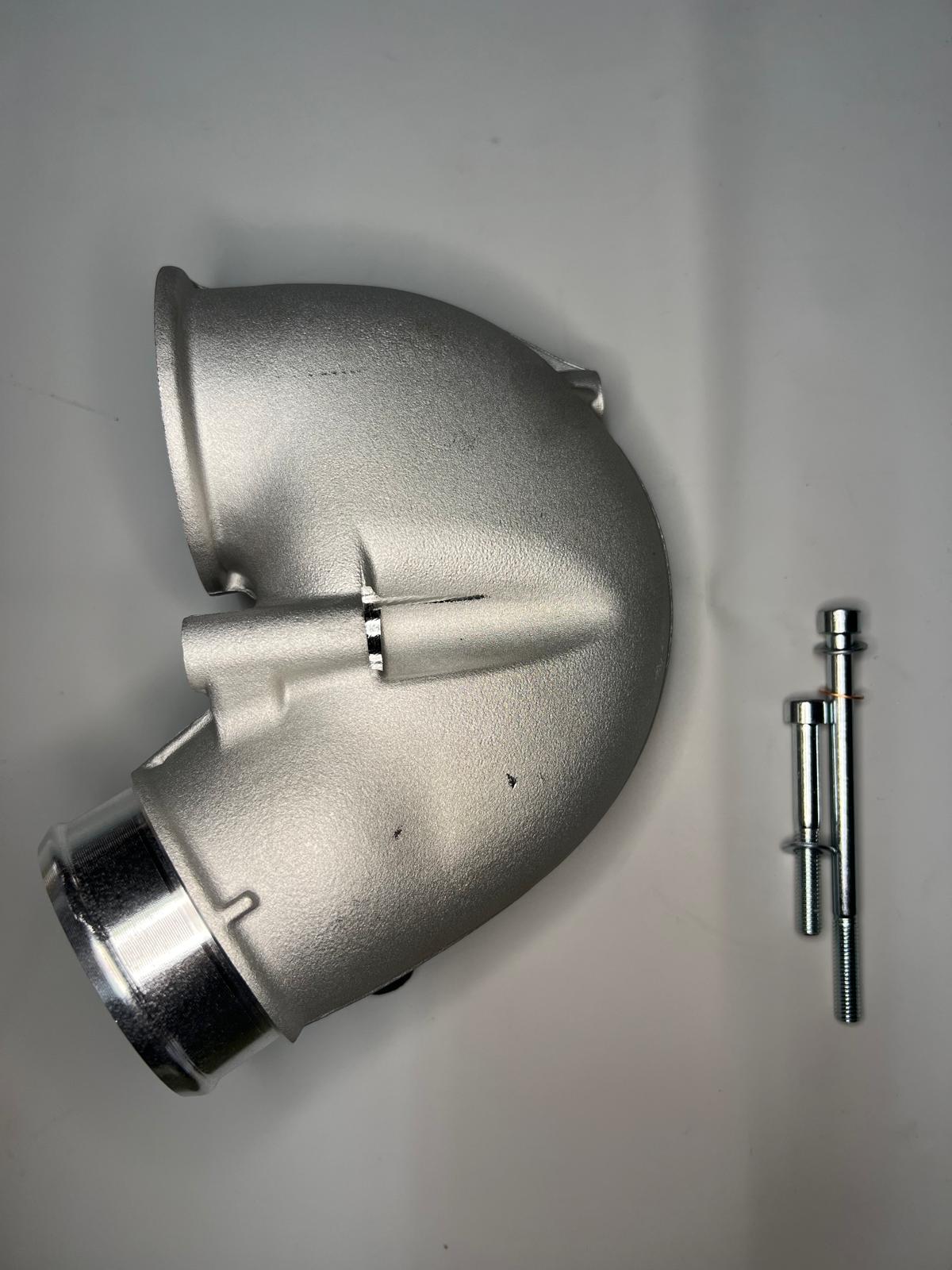Auslassbogen 165° für G60 G-Lader mit großem Ladeluftkühler