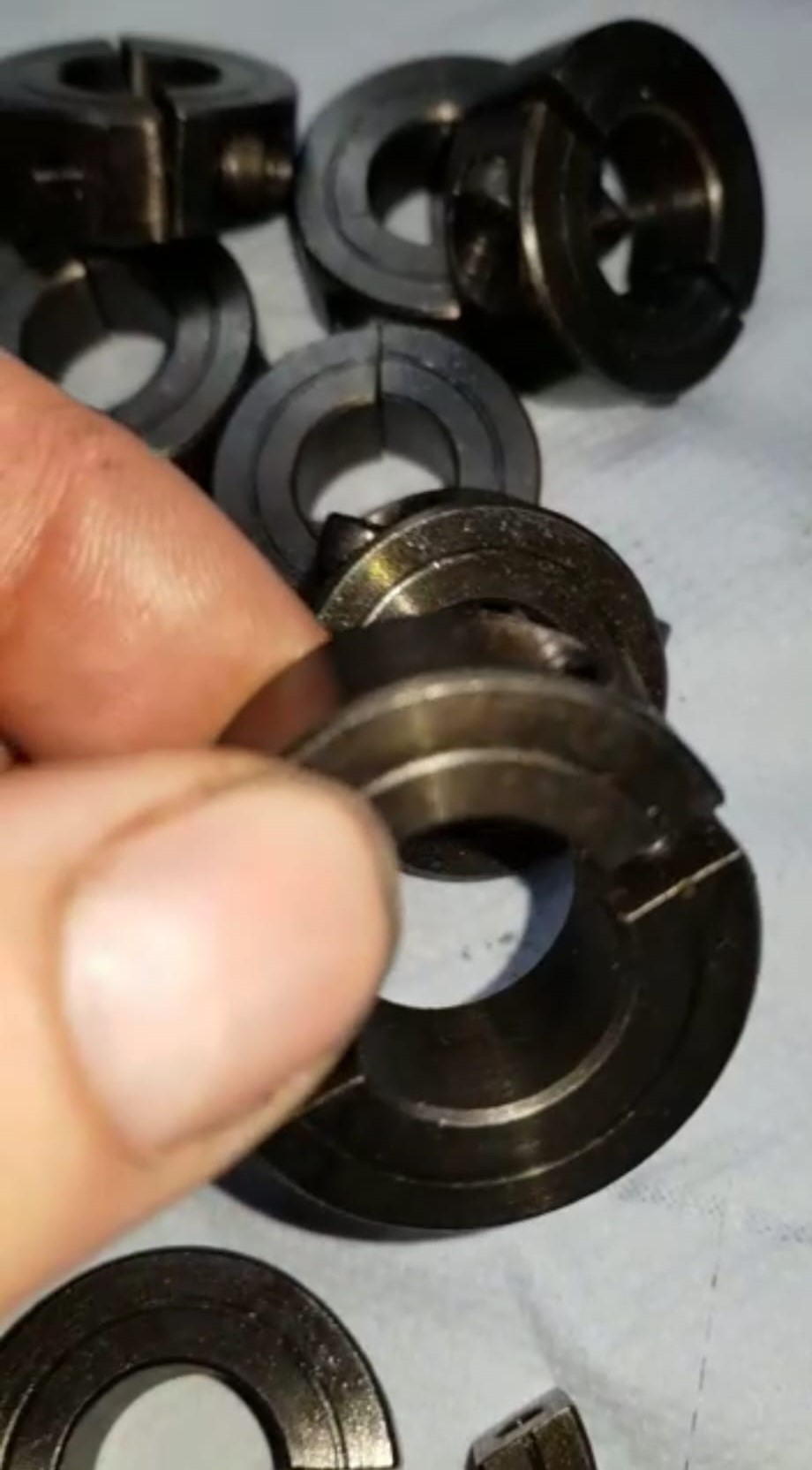 Fahrrad Sattelstangen verlängerung Klemmschellen 30mm mit Edelstahlschrauben