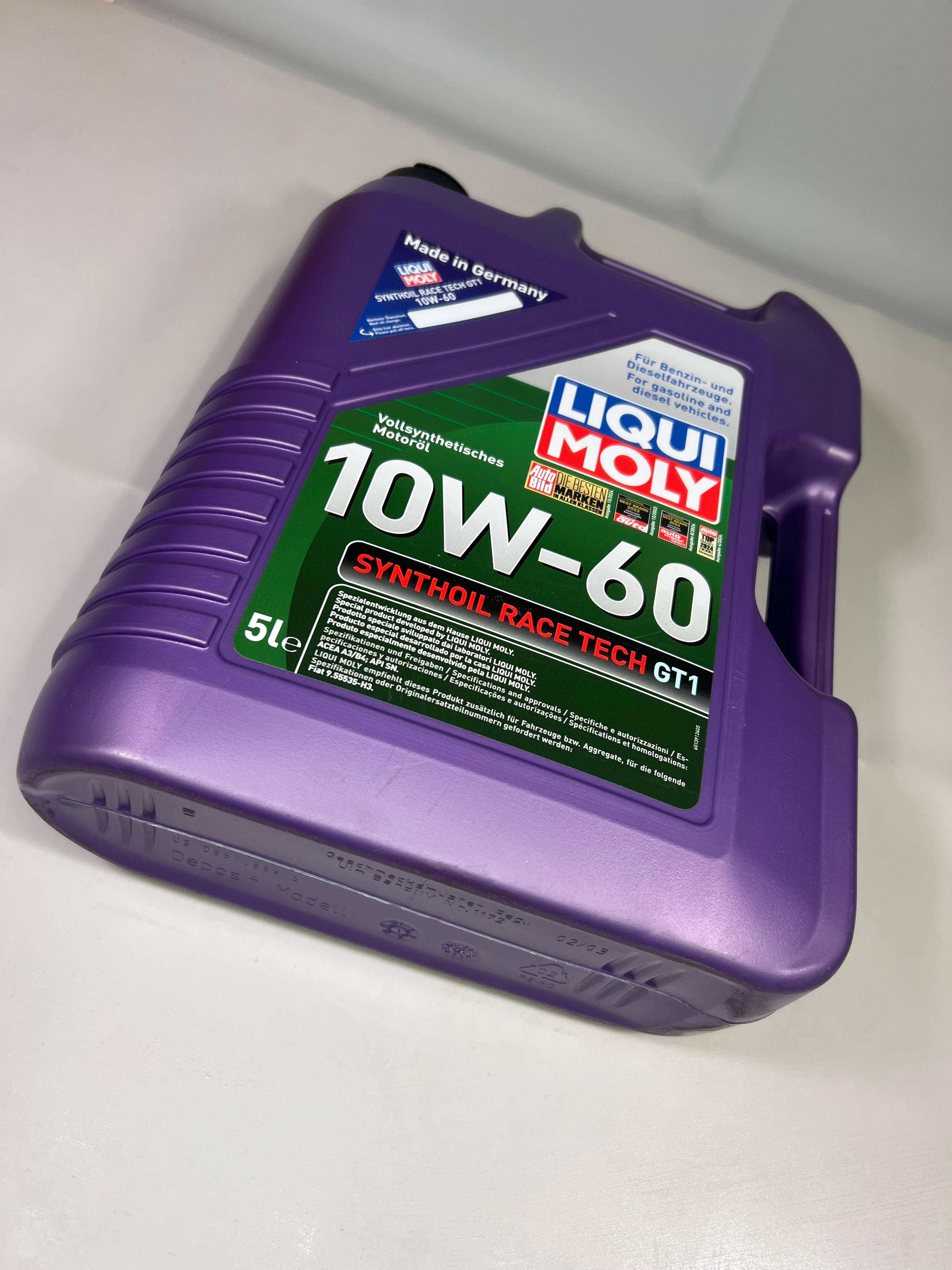 Motorenöl für G40 und G60 Motoren 10W 60 Liqui Moly Racing öl 5 Liter