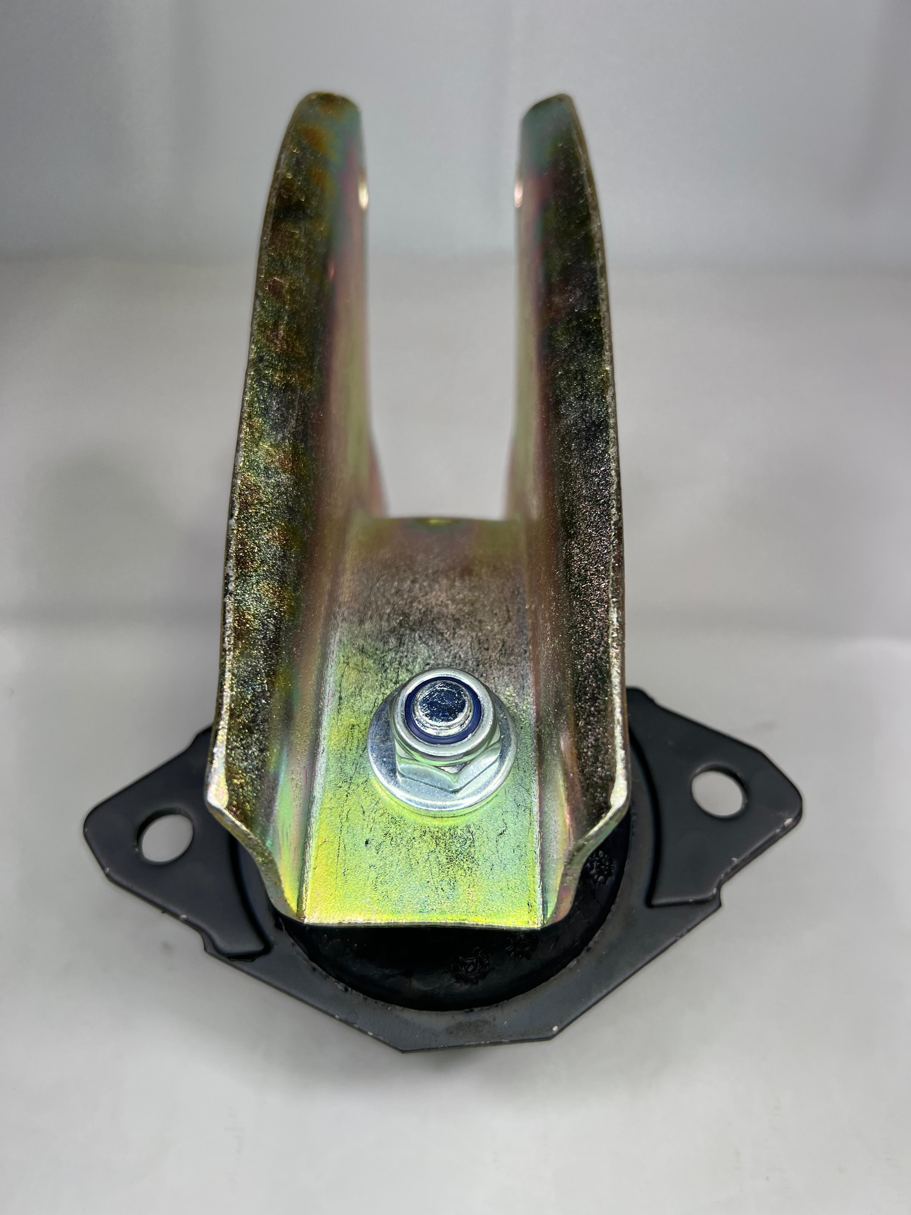 Gummi Metall Motorlager mit Halter hinten am Getriebe Polo G40
