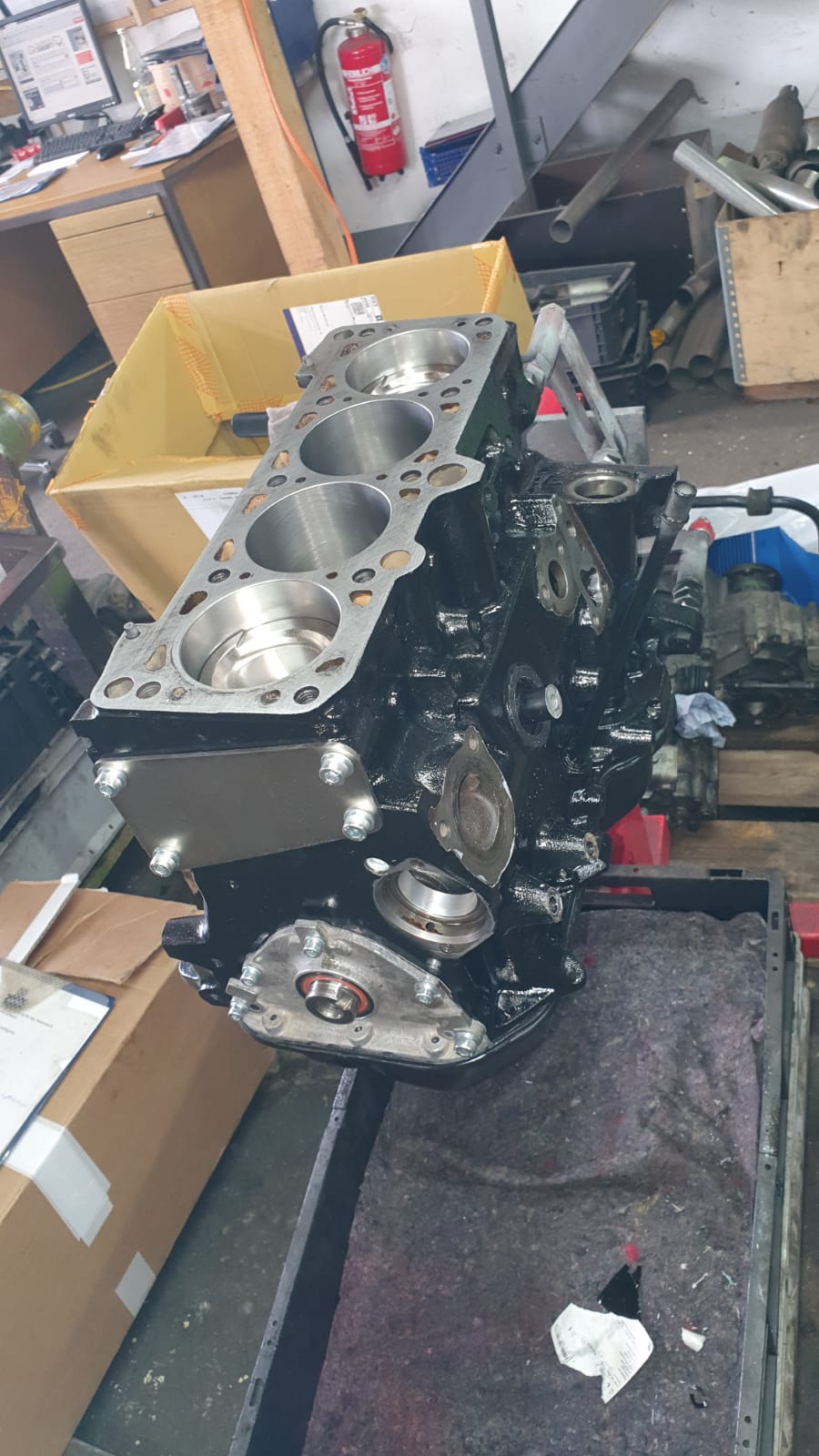 Motorblock 1,8 Liter VW G60 PG  mit Wiseco Kolben  K1 Pleuel neu aufgebaut