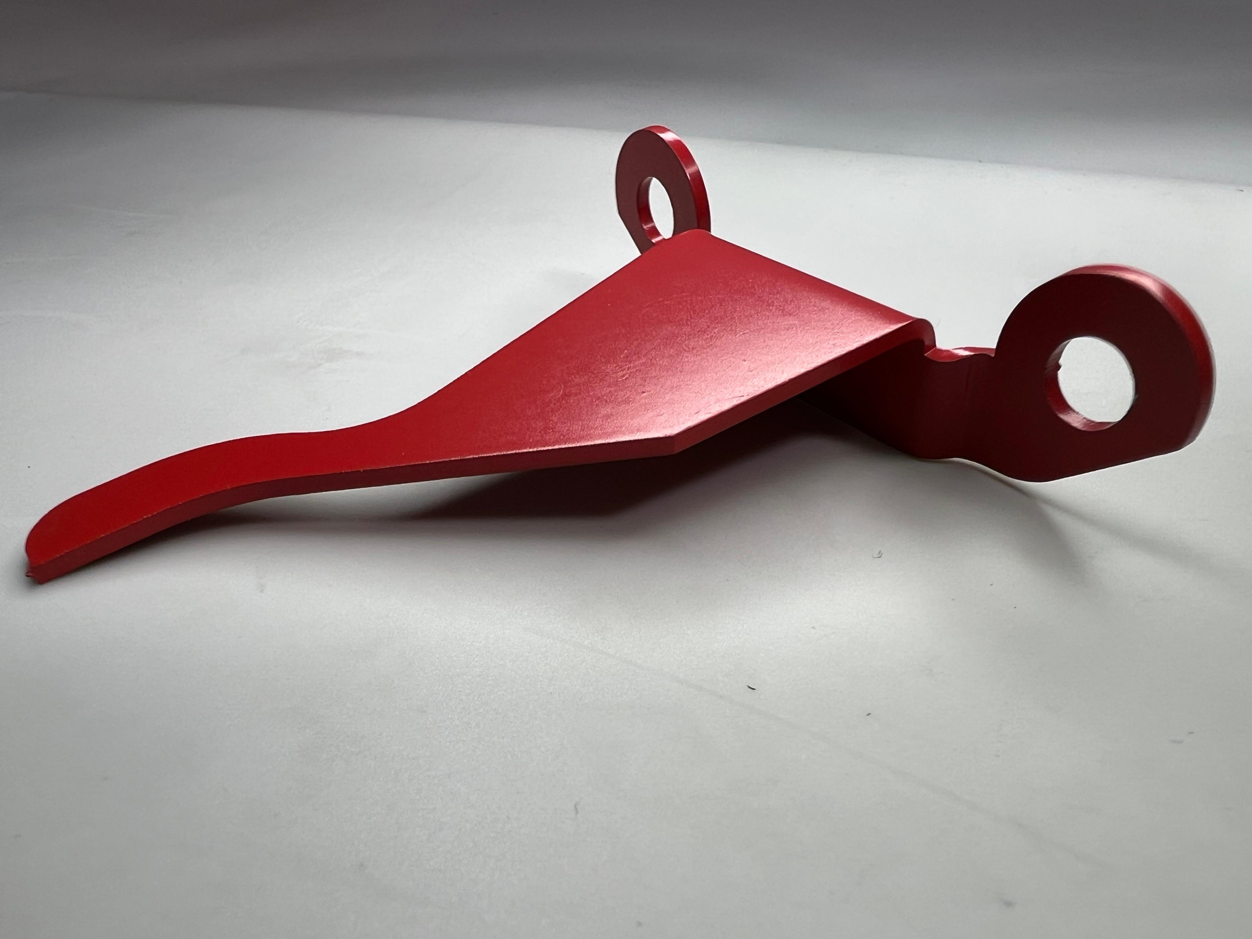 Markierungsblech Kurbelwellenrad O.T. Markierung Polo G40 PY in der Farbe Rot