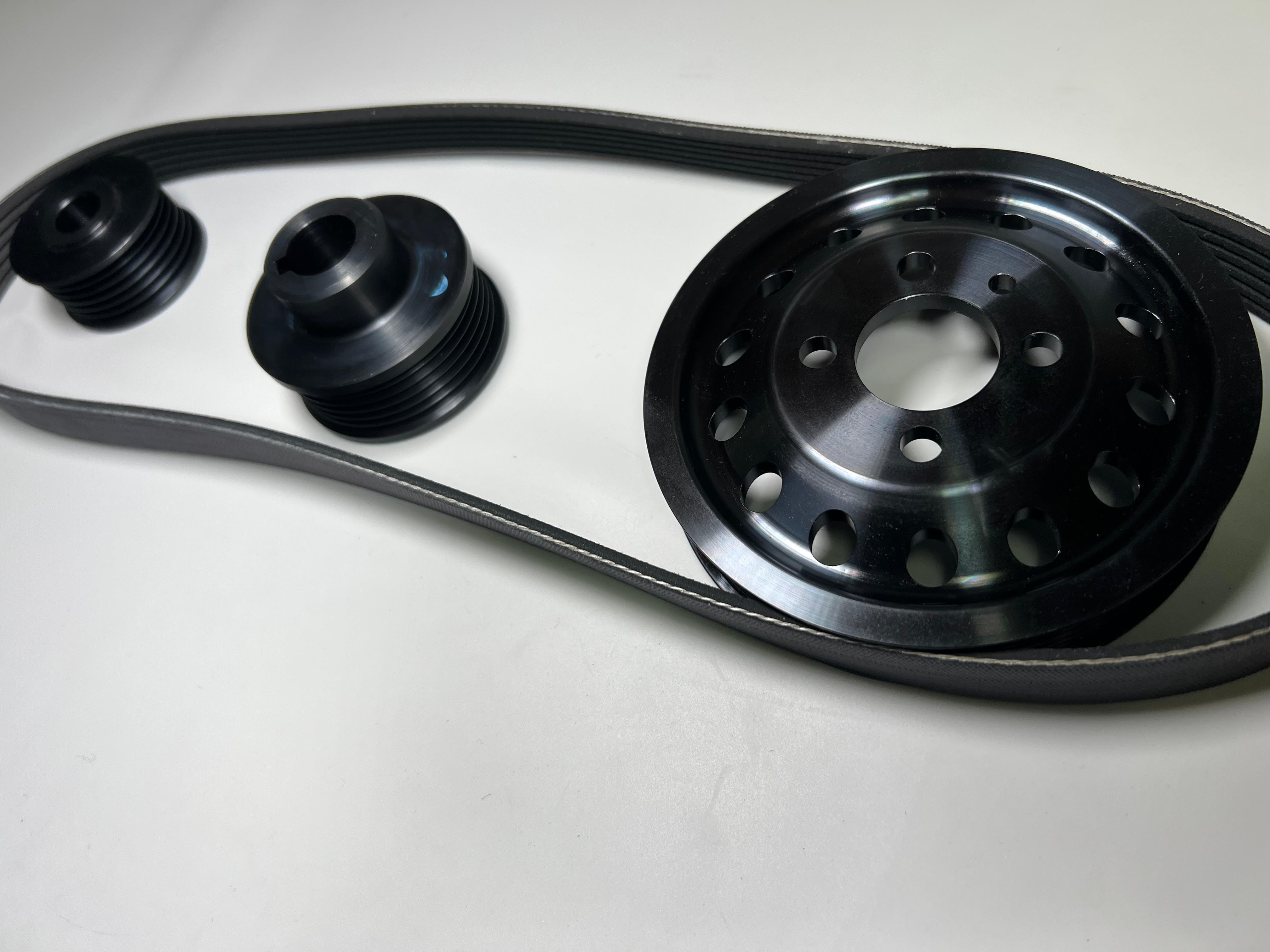 Riementrieb 6PK mit Chip und 65er Laderrad für Polo G40 Motoren