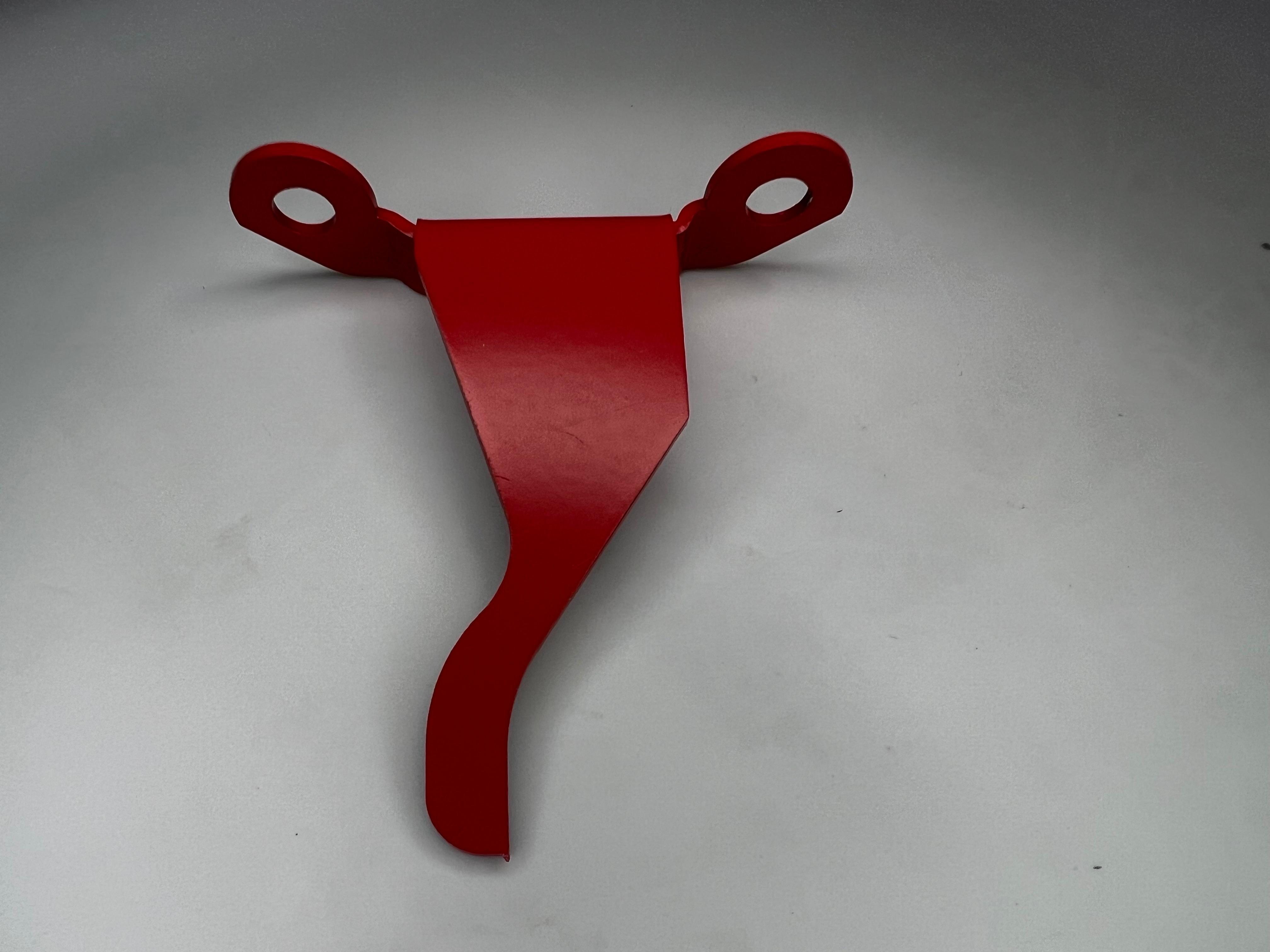 Markierungsblech Kurbelwellenrad O.T. Markierung Polo G40 PY in der Farbe Rot