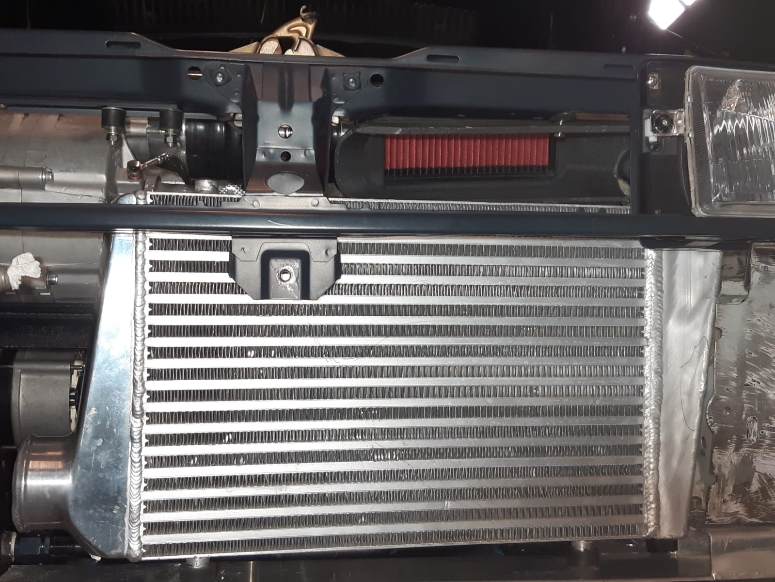 Air Intake Luftfilterkasten Ansaugung für Polo G40 oberhalb des Ladeluftkühler