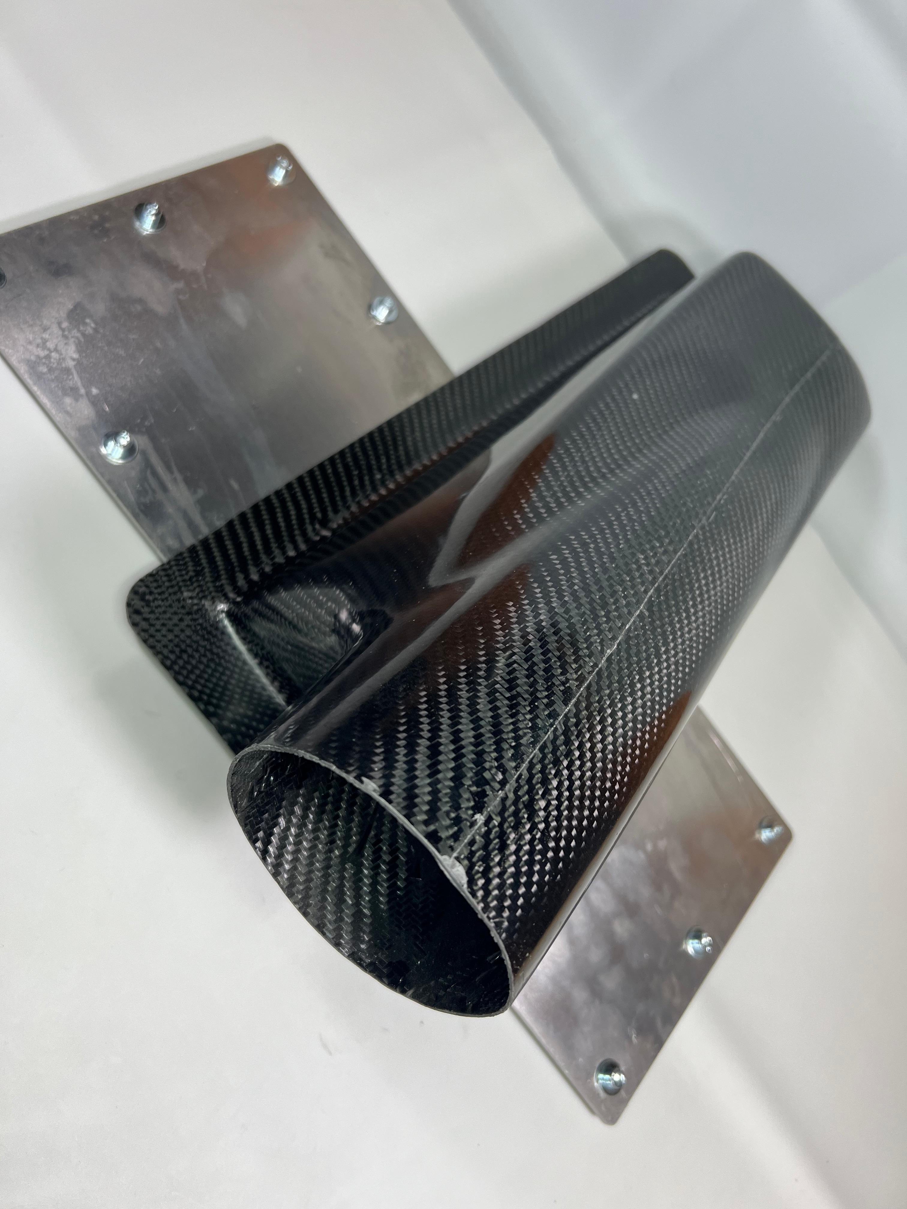 Carbon Airbox Luftsammler klein für unsere Polo und Golf mit Einzeldrosselanlage oder Doppelvergaser