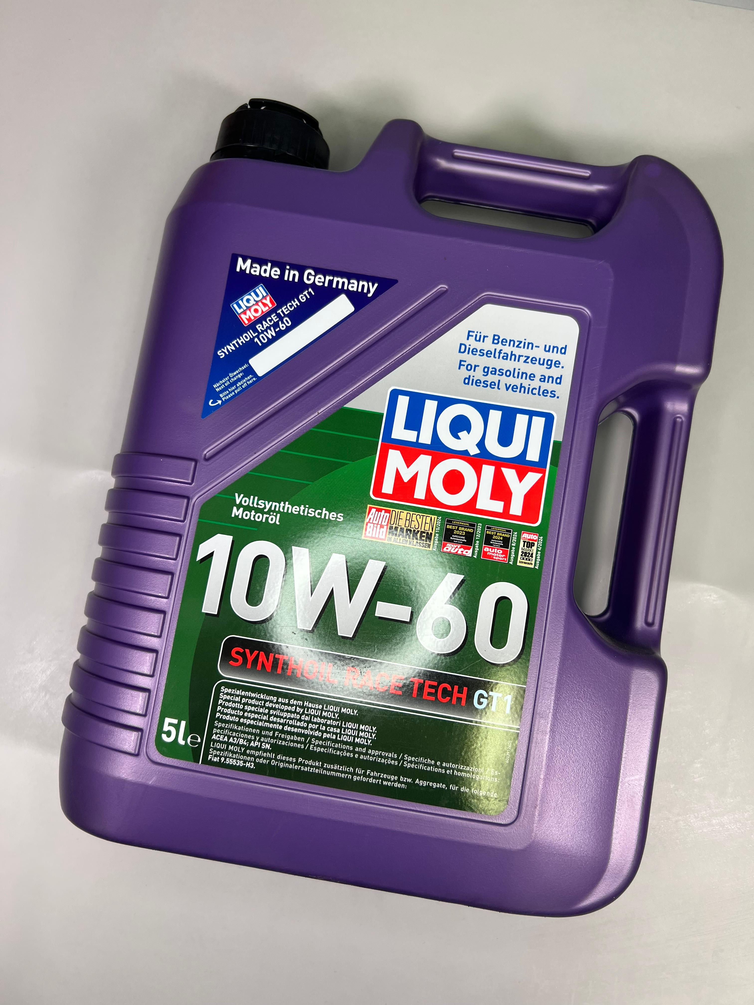 Motorenöl für G40 und G60 Motoren 10W 60 Liqui Moly Racing öl 5 Liter