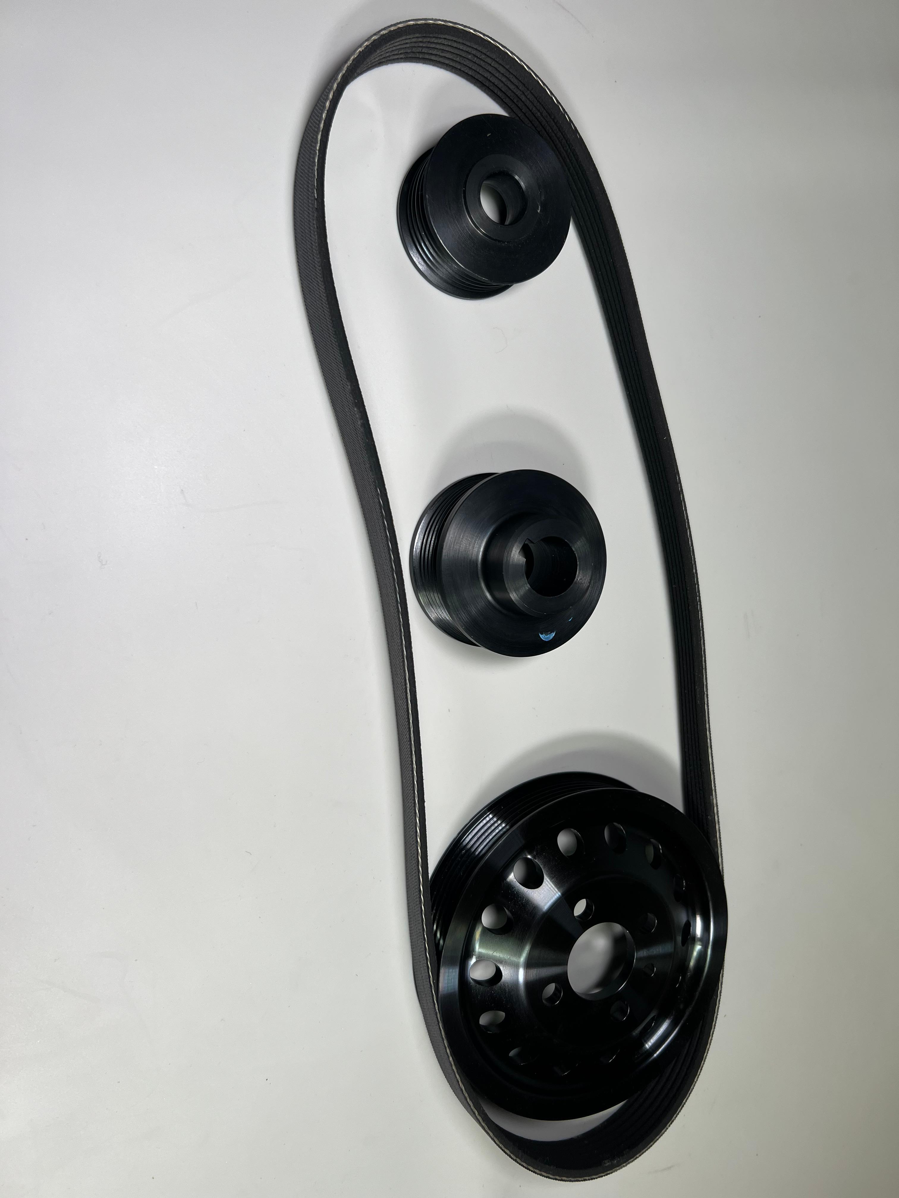 Riementrieb 6PK mit Chip und 65er Laderrad für Polo G40 Motoren