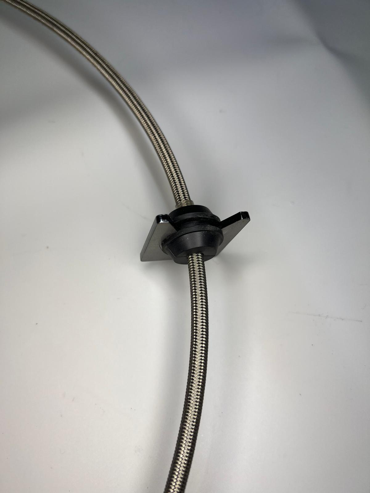 Halter für die Bremsschläuche zum anschweißen an der Hinterachse