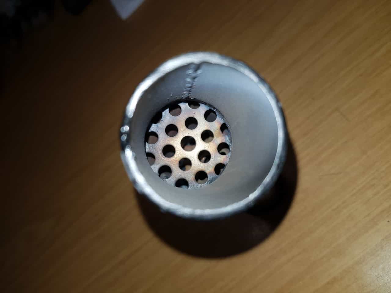 Kurbelgehäuseentlüftung Ölabscheider aus Stahl 45°
