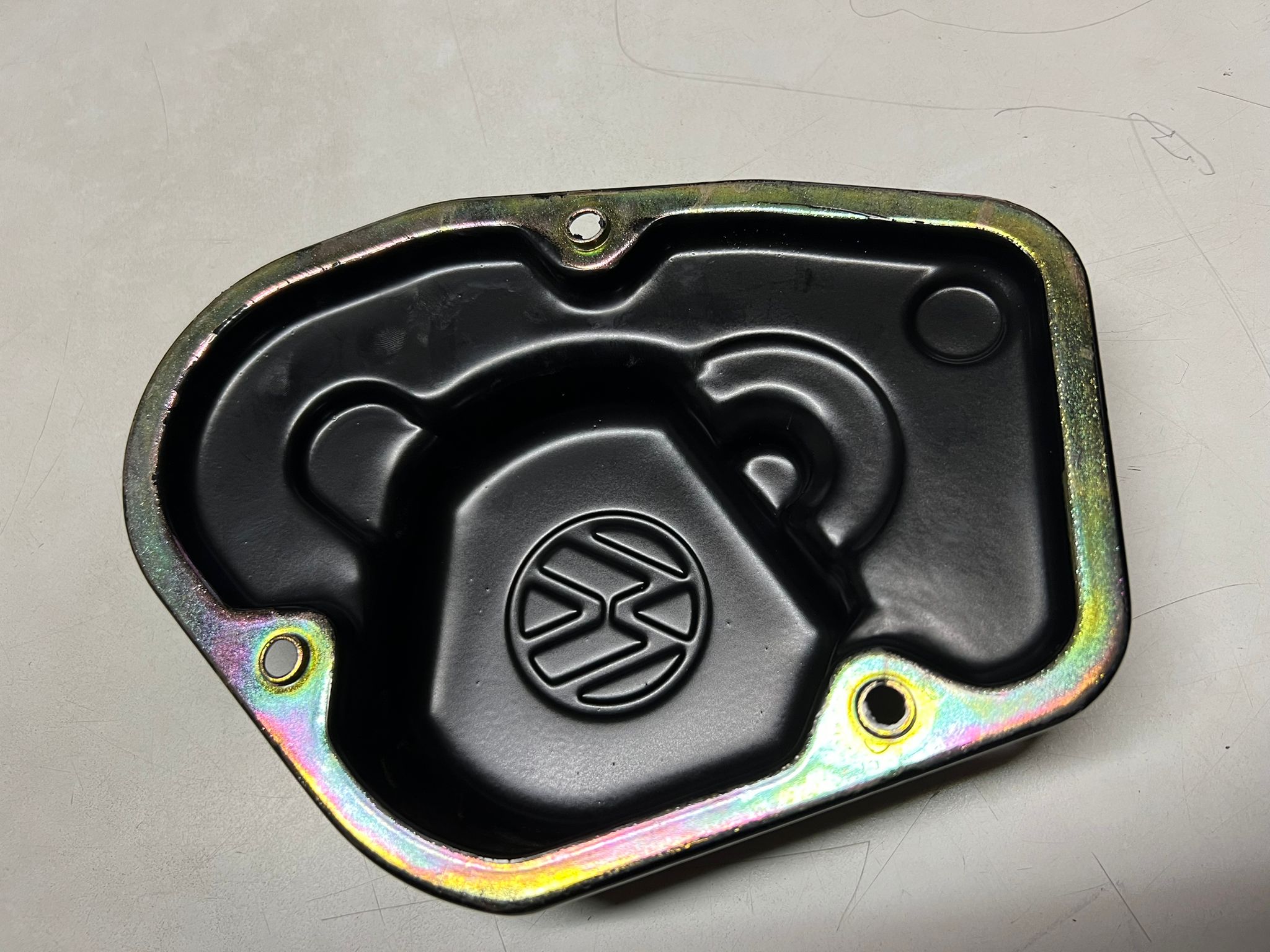 Getriebedeckel Abdeckung aus Blech für die 085 Getriebe Polo Getriebe für Polo G40 Gebrauchtteil
