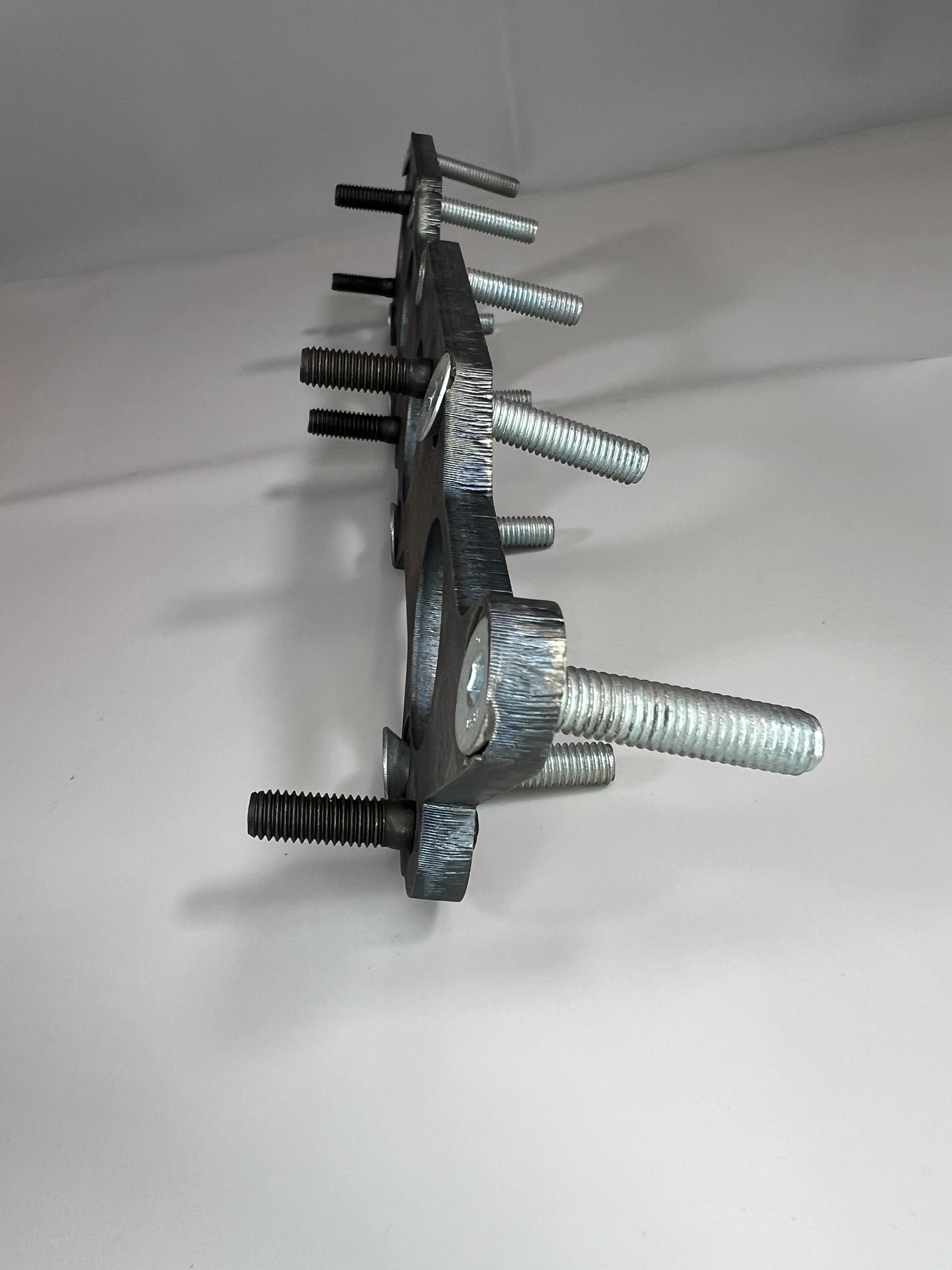 Adapterplatte für den 16V Schlepphebel Zylinderkopf mit G40 Fächerkrümmer