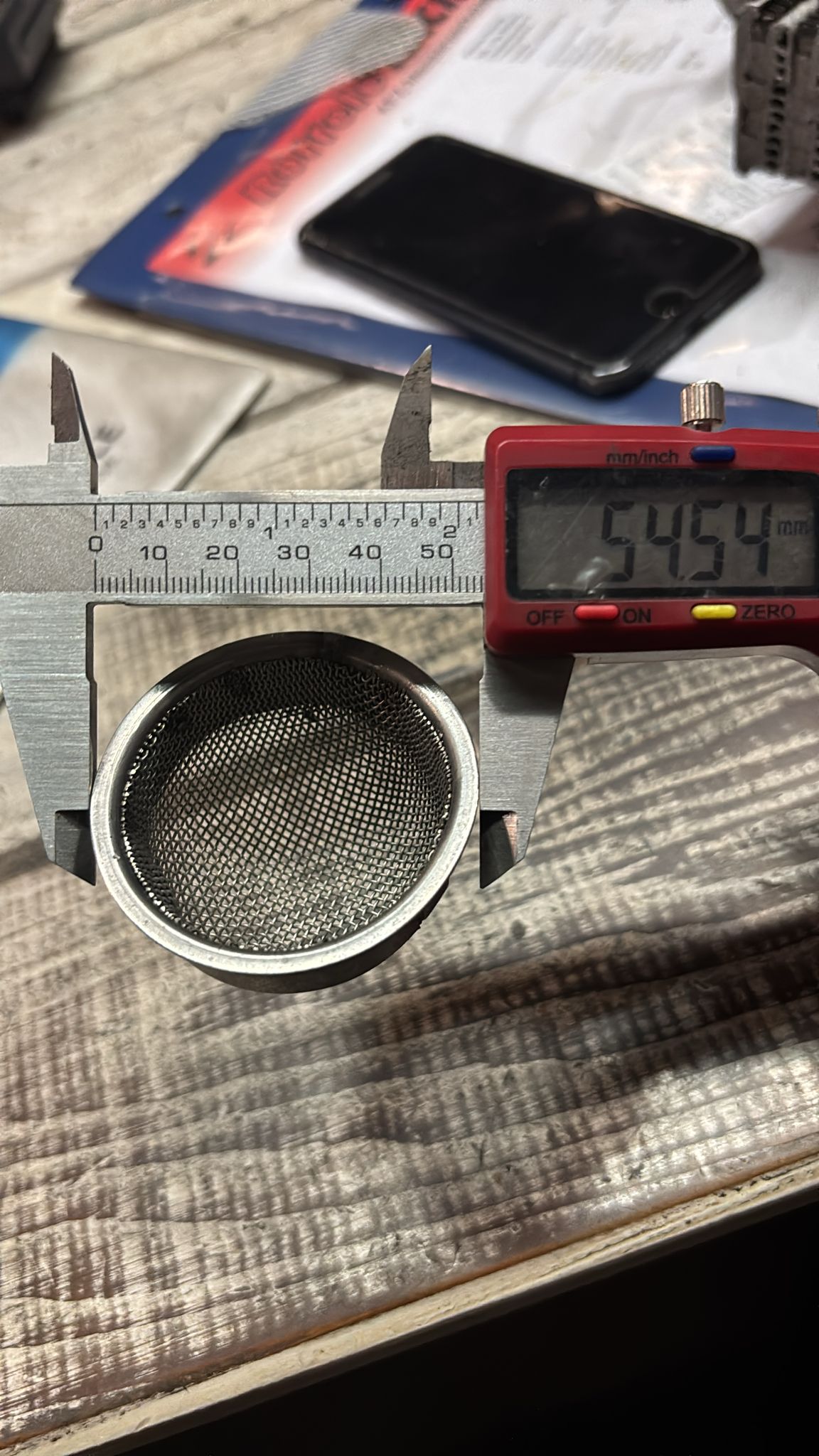Splittersieb für das Ladedrucksystem Polo II und III original Telenummer : 871 145 875